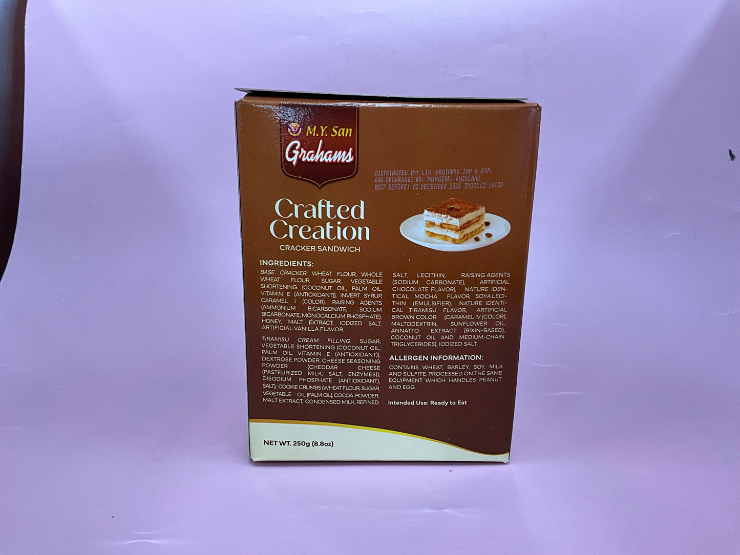 Grahams Crafted Creation Sandwich (Tiramisu) 250g