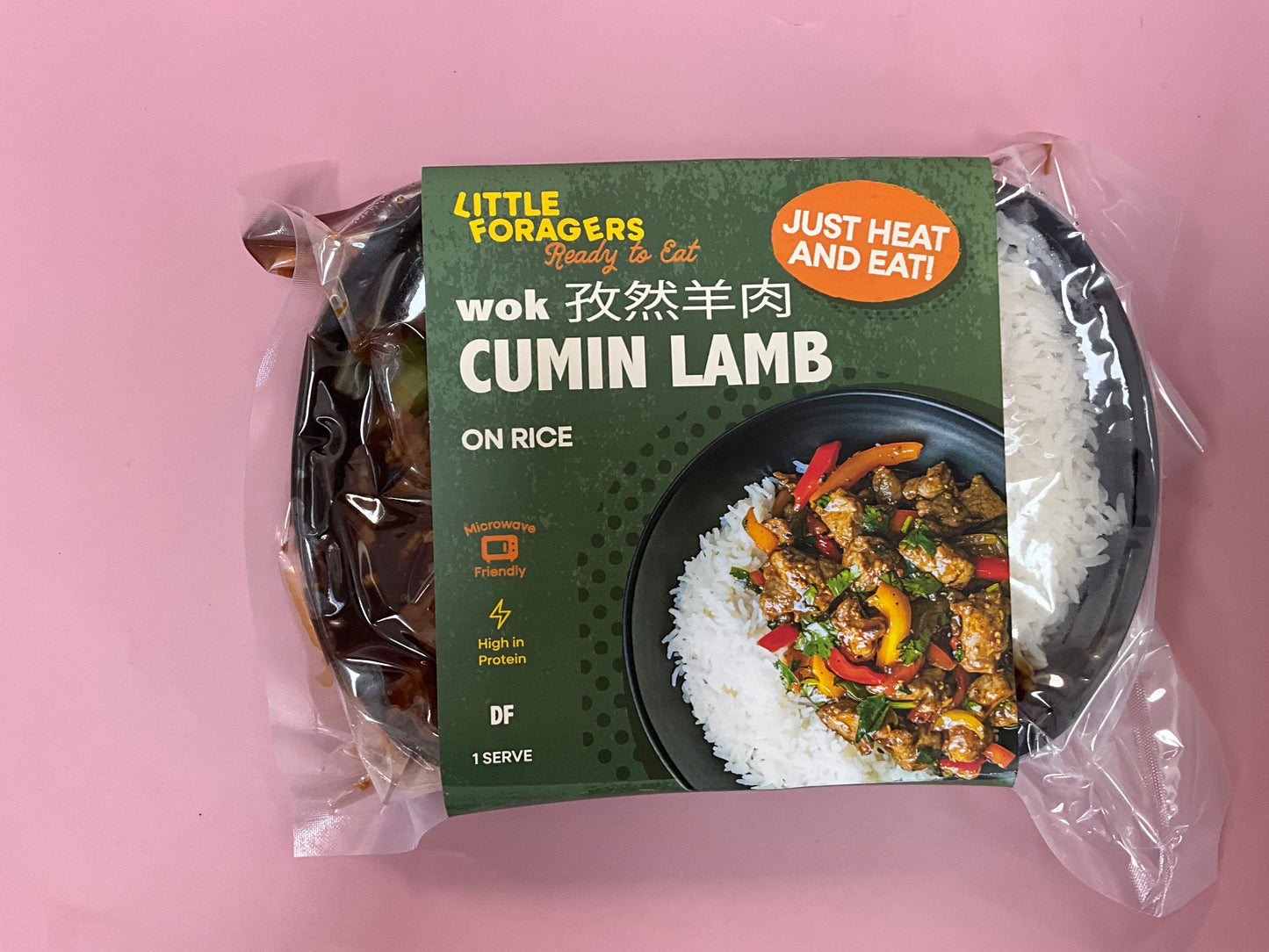Little Foragers Cumin Lamb on rice