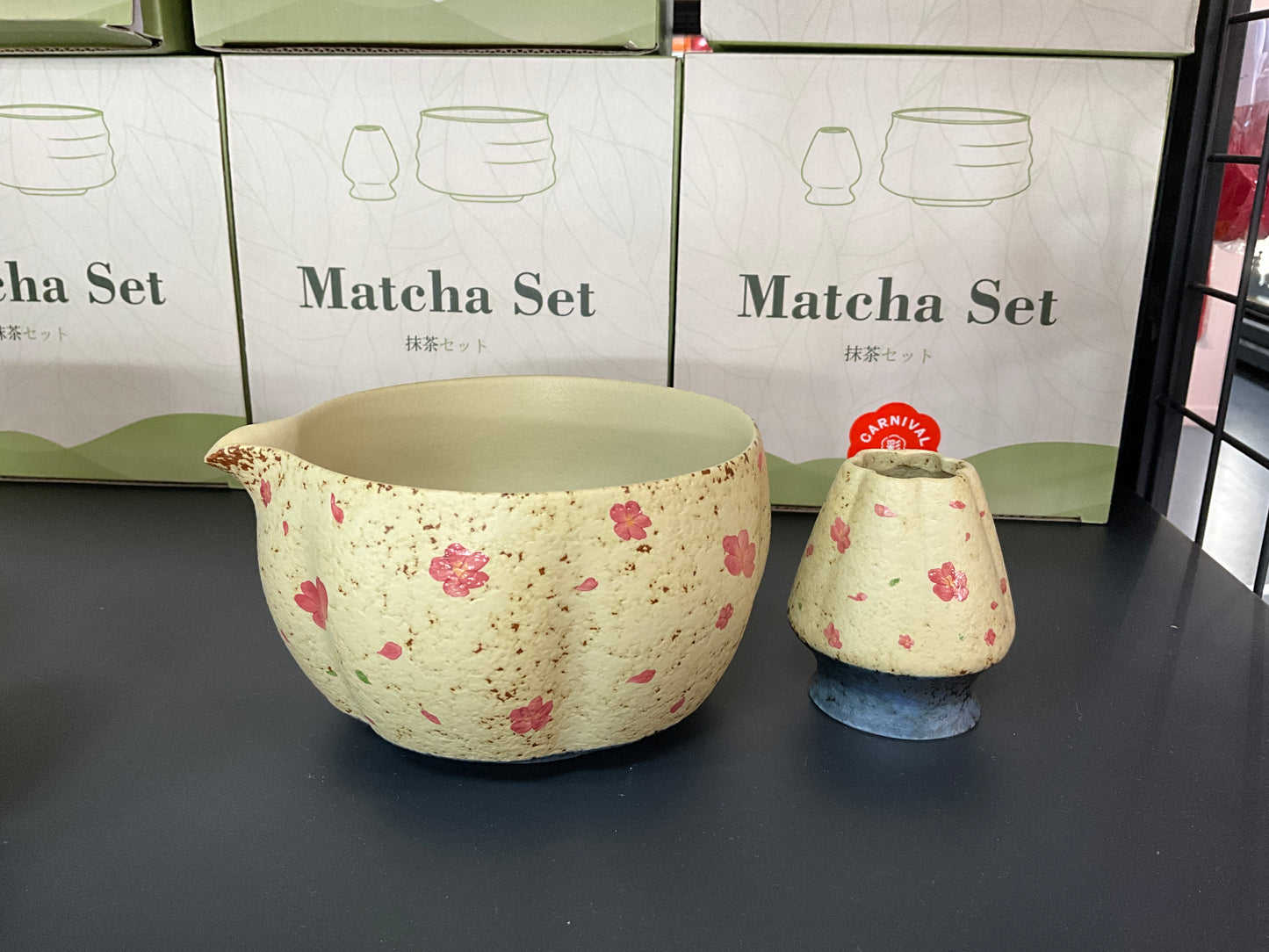 Sakura Matcha Chawan Set