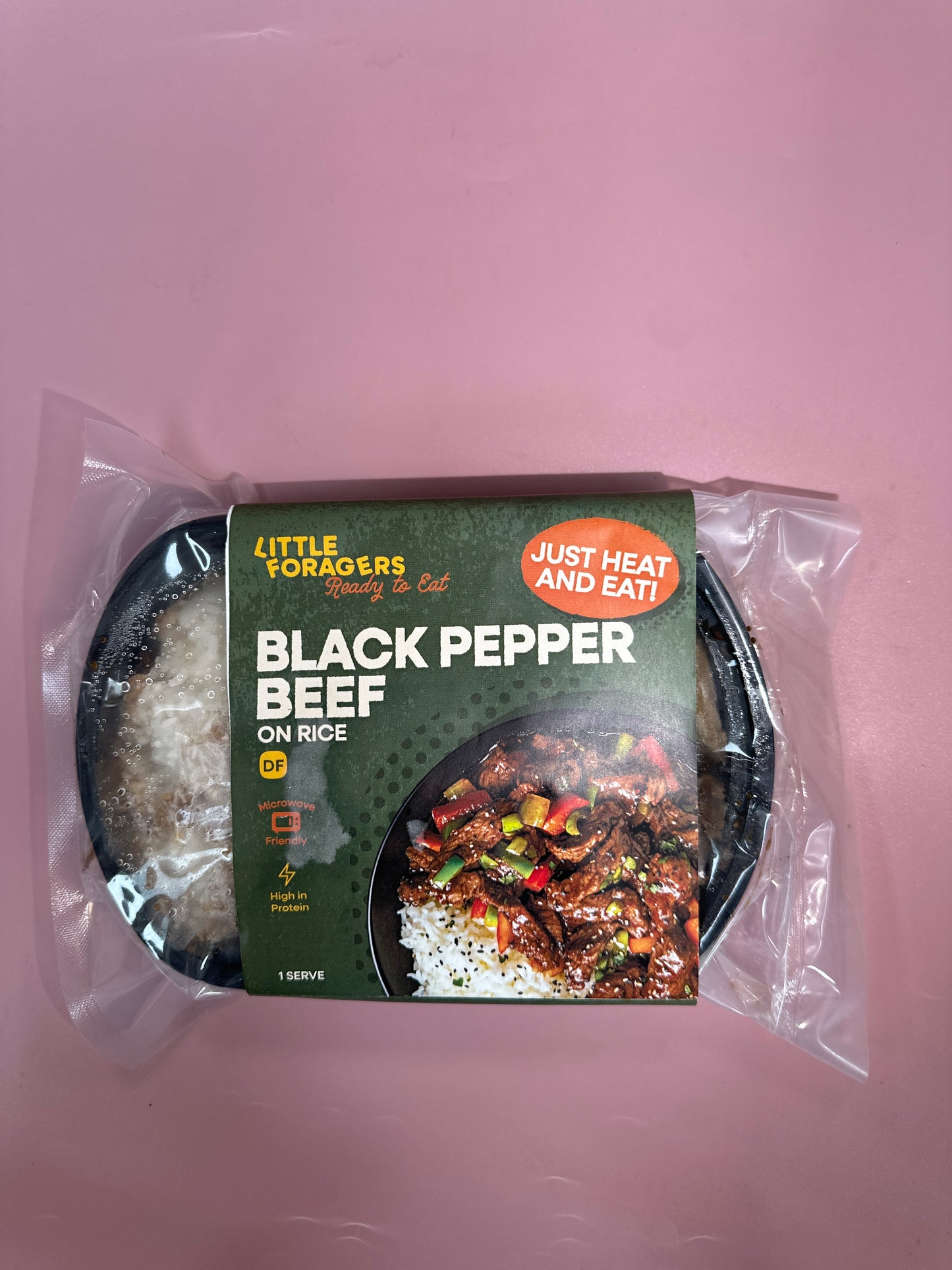 Little Foragers Black Pepper Beef On Rice