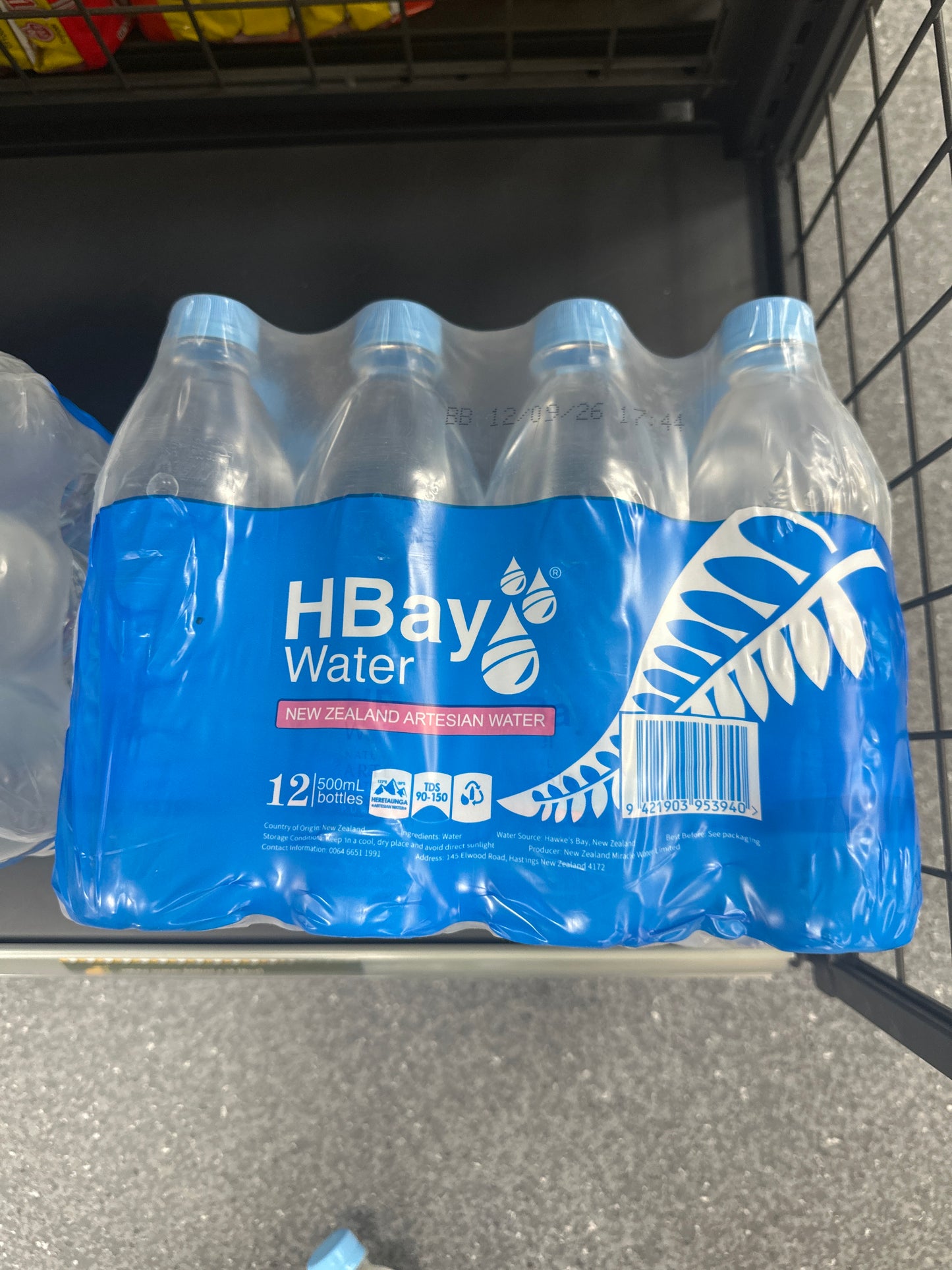 HBA water 500ml x 12 bottle