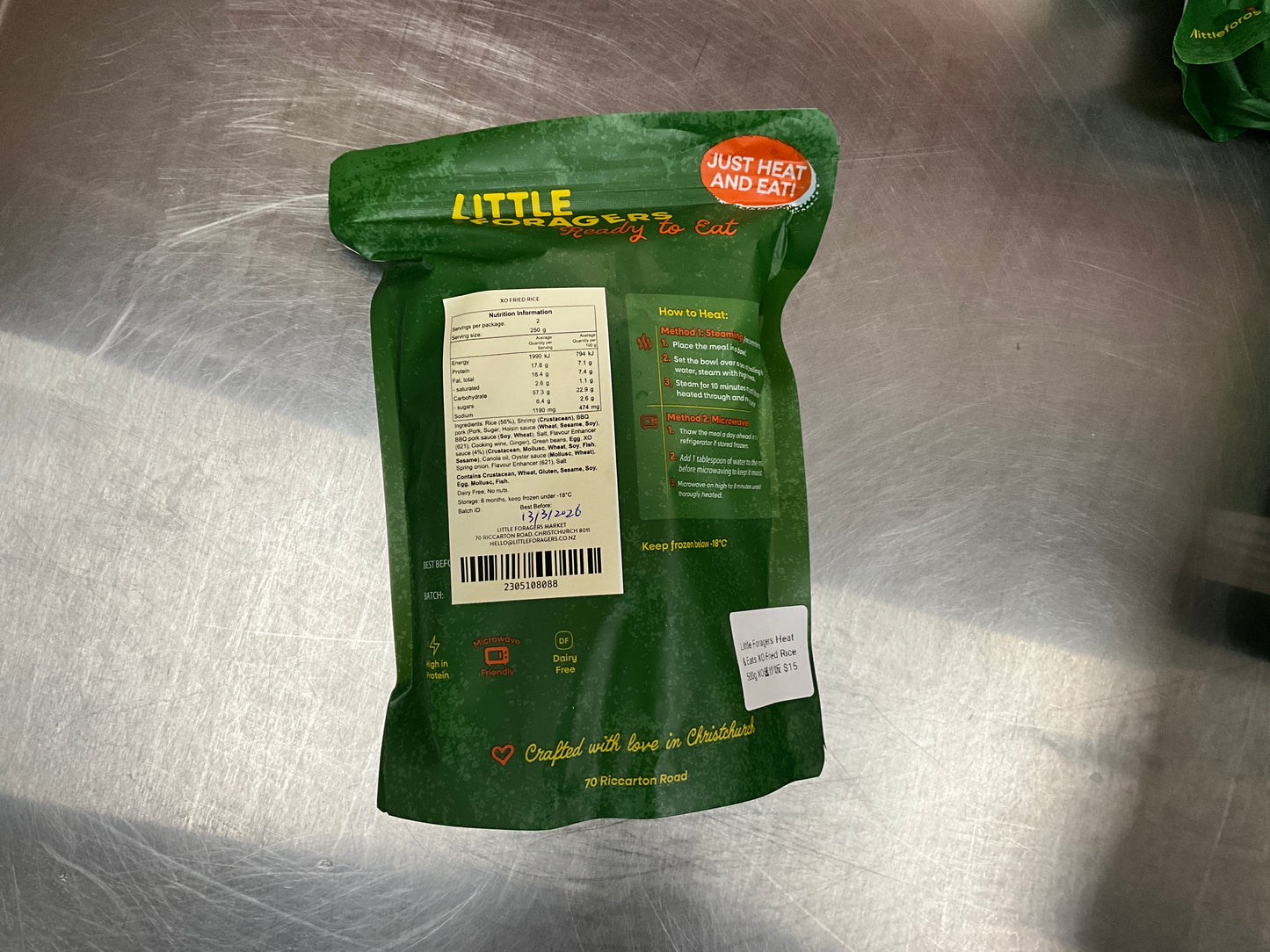 Little Foragers Heat & Eats XO Fried Rice 500g XO酱