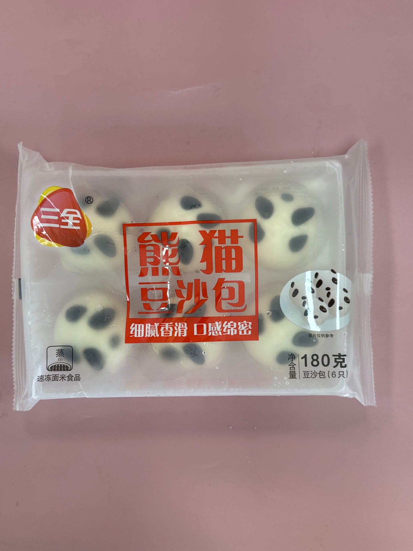 Sanquan Red Bean Bun (Panda Shaped) 180g