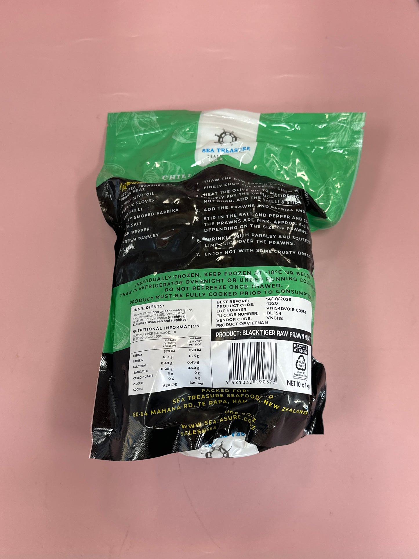 Prawn Meat Raw 20/60 BKN BT 1KG