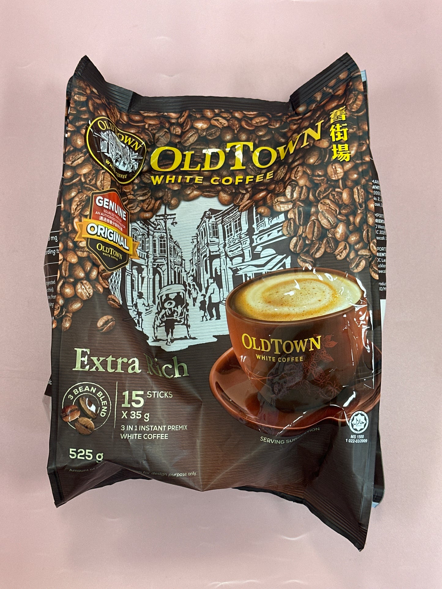 Old Town 3in1 White Extra Rich Coffee 35g *15