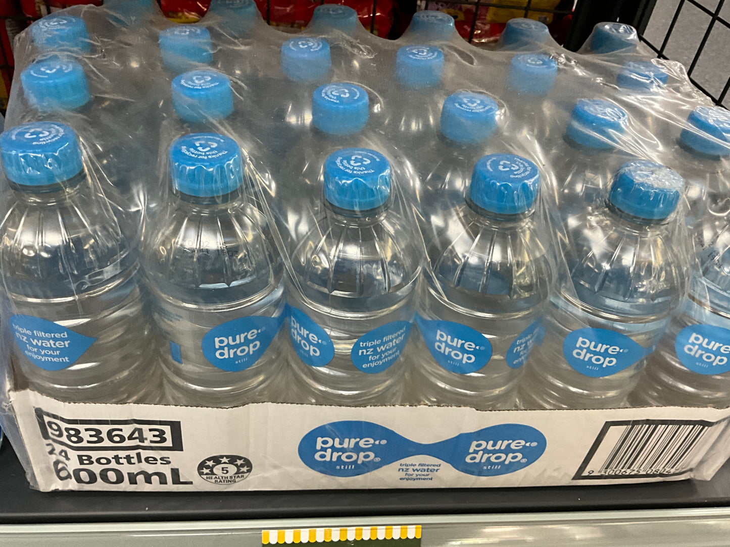 Pure Drop Water 600mL 24pk