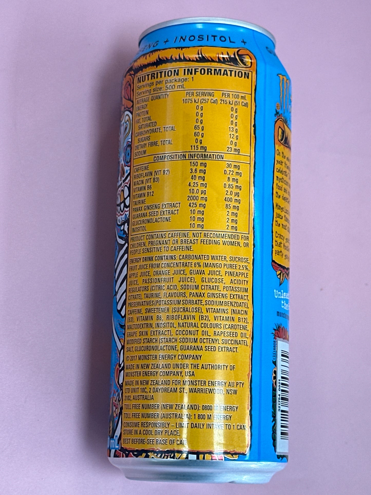 Monster Mango Loco Juice 500ml