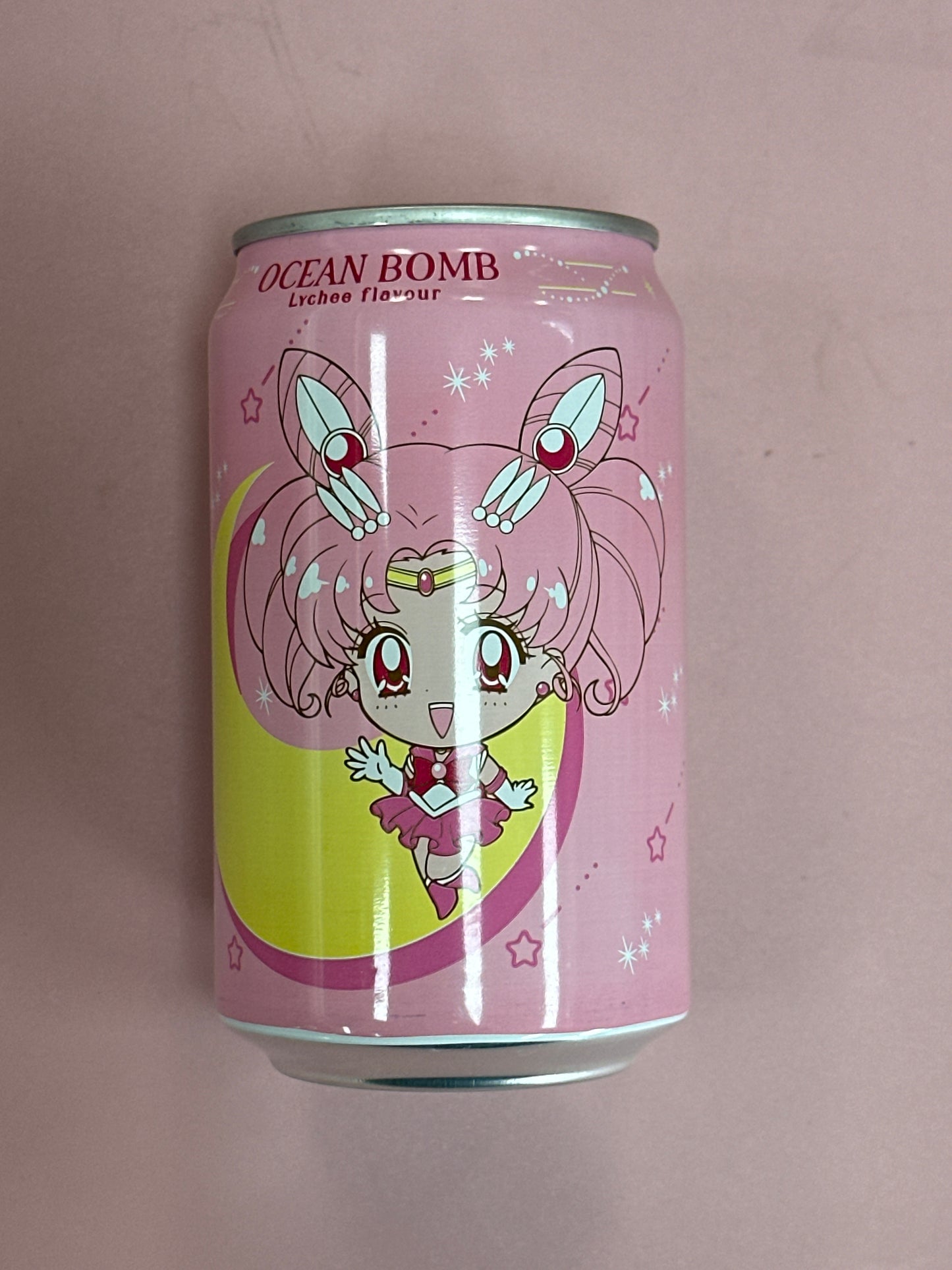 Sailor moon sparkling water lychee flavo