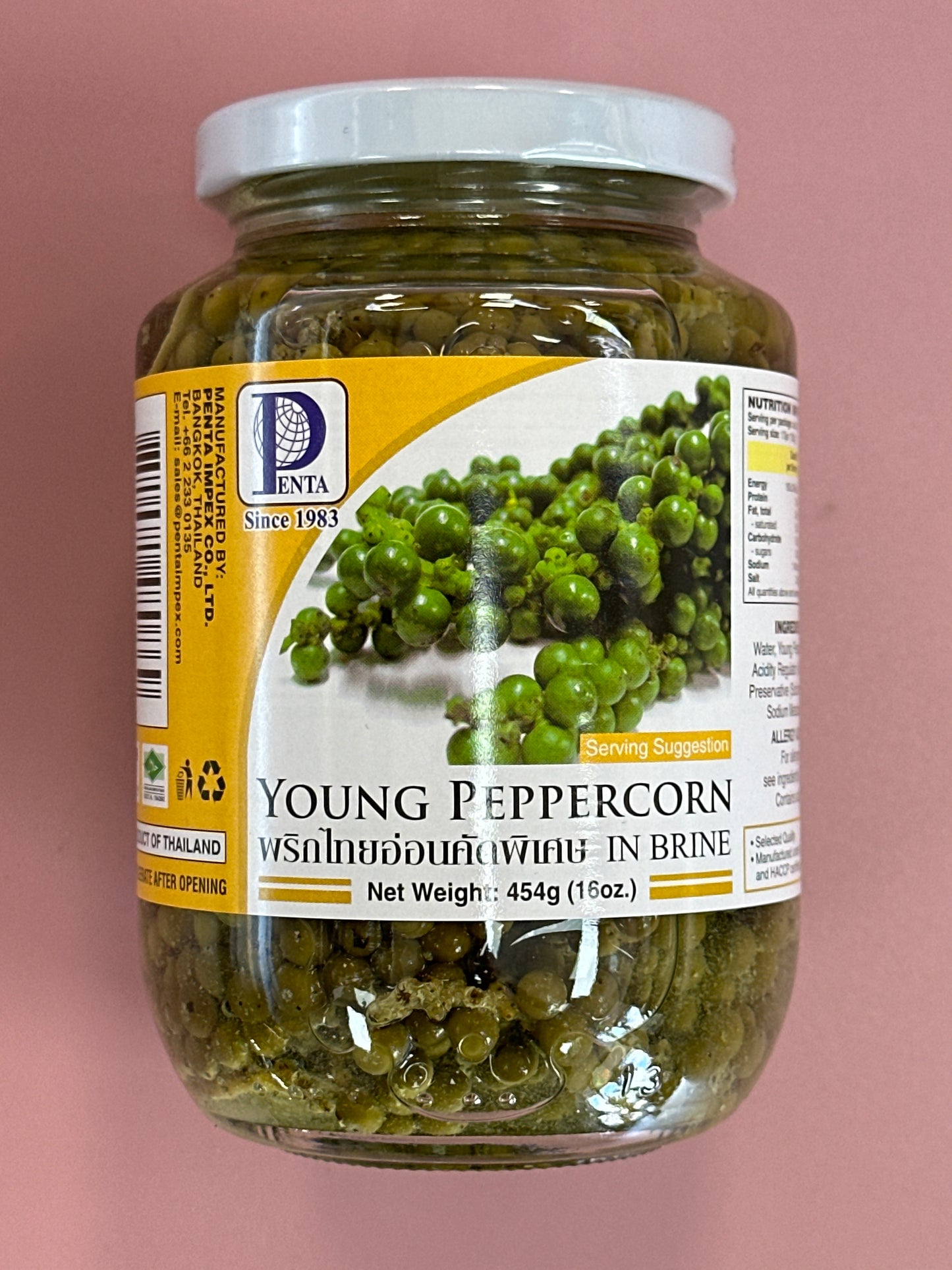 Penta Young Pepper Corn In Brine