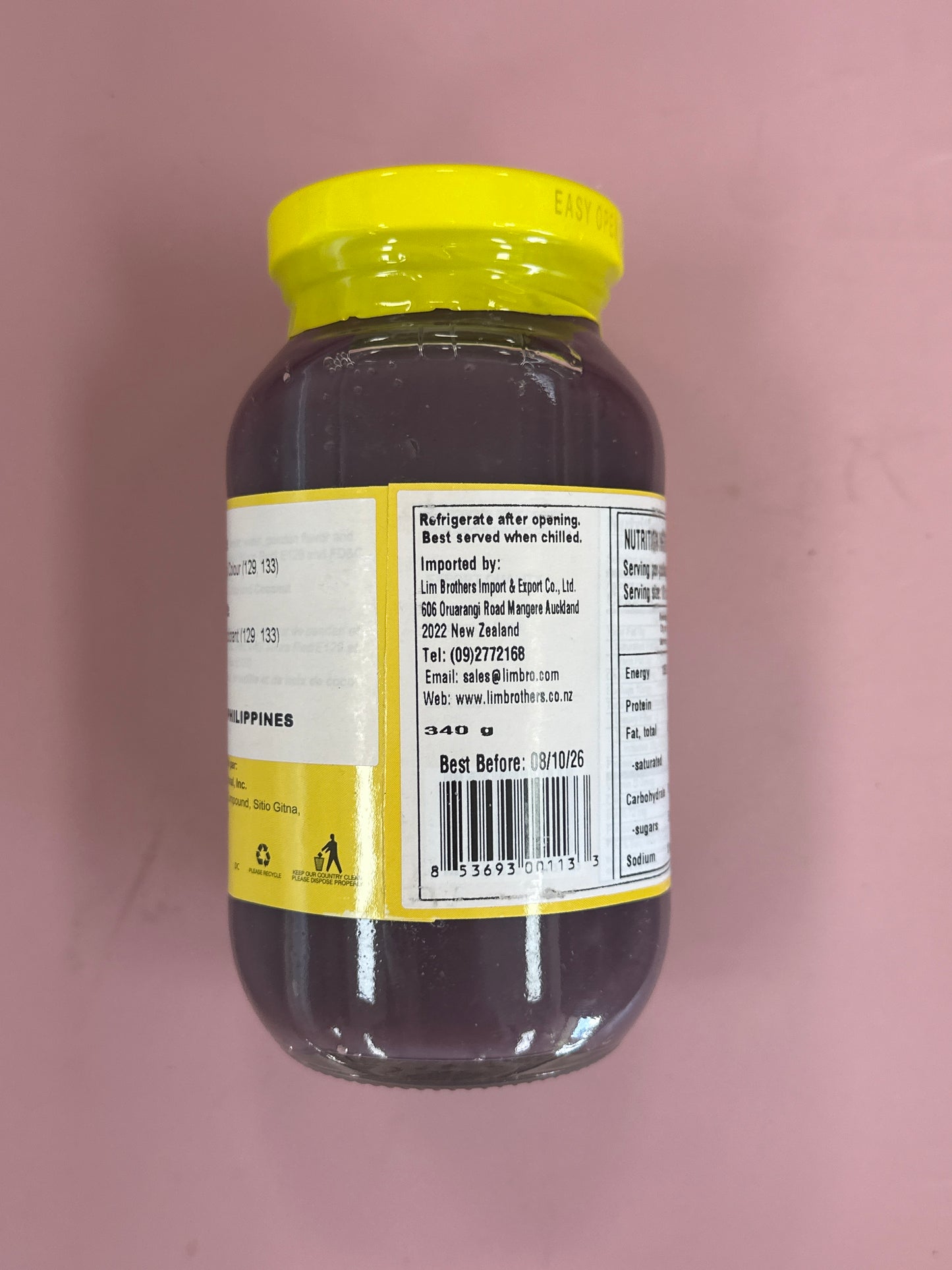 Buenas Purple Yam Jam 340g