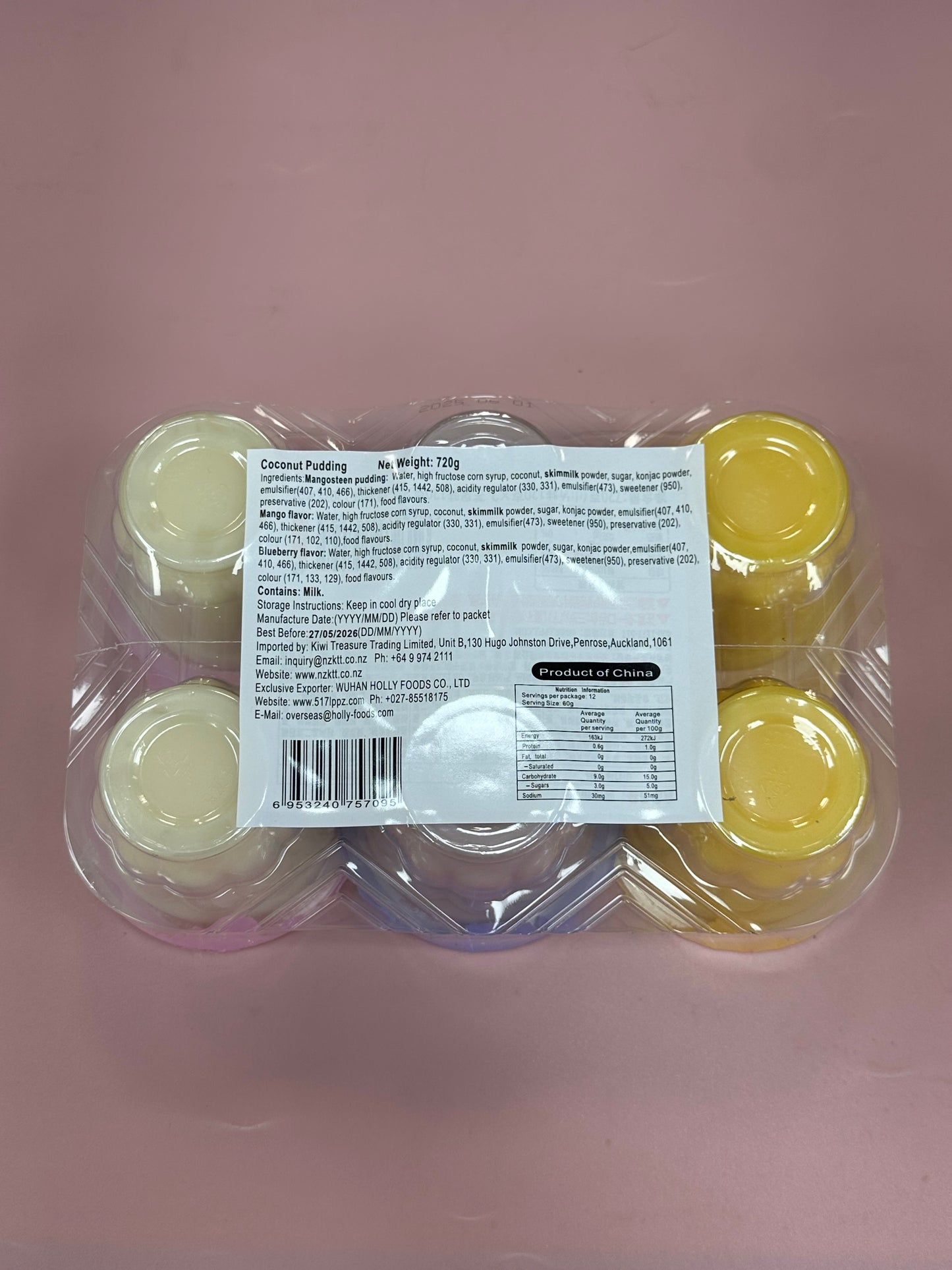 Lppz Coconut Pudding 120g x 6