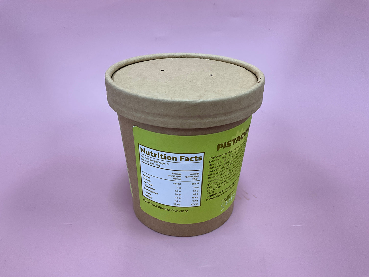 Gelato&Tea Pistachio Gelato 300g