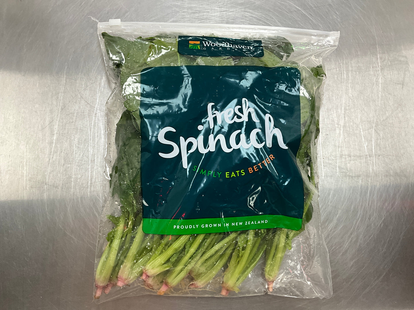 Spinach woodhaven bag