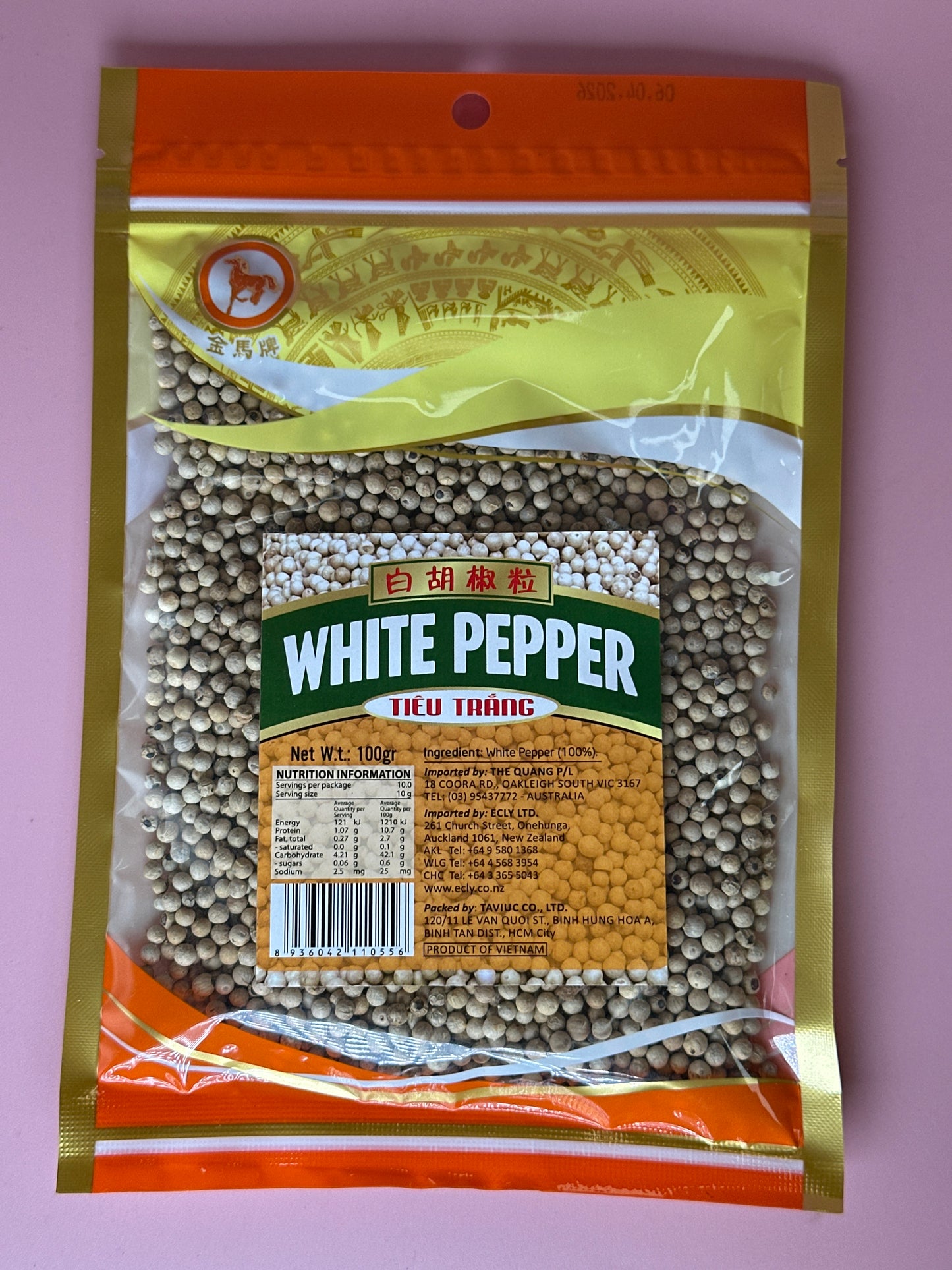 White Pepper 100g