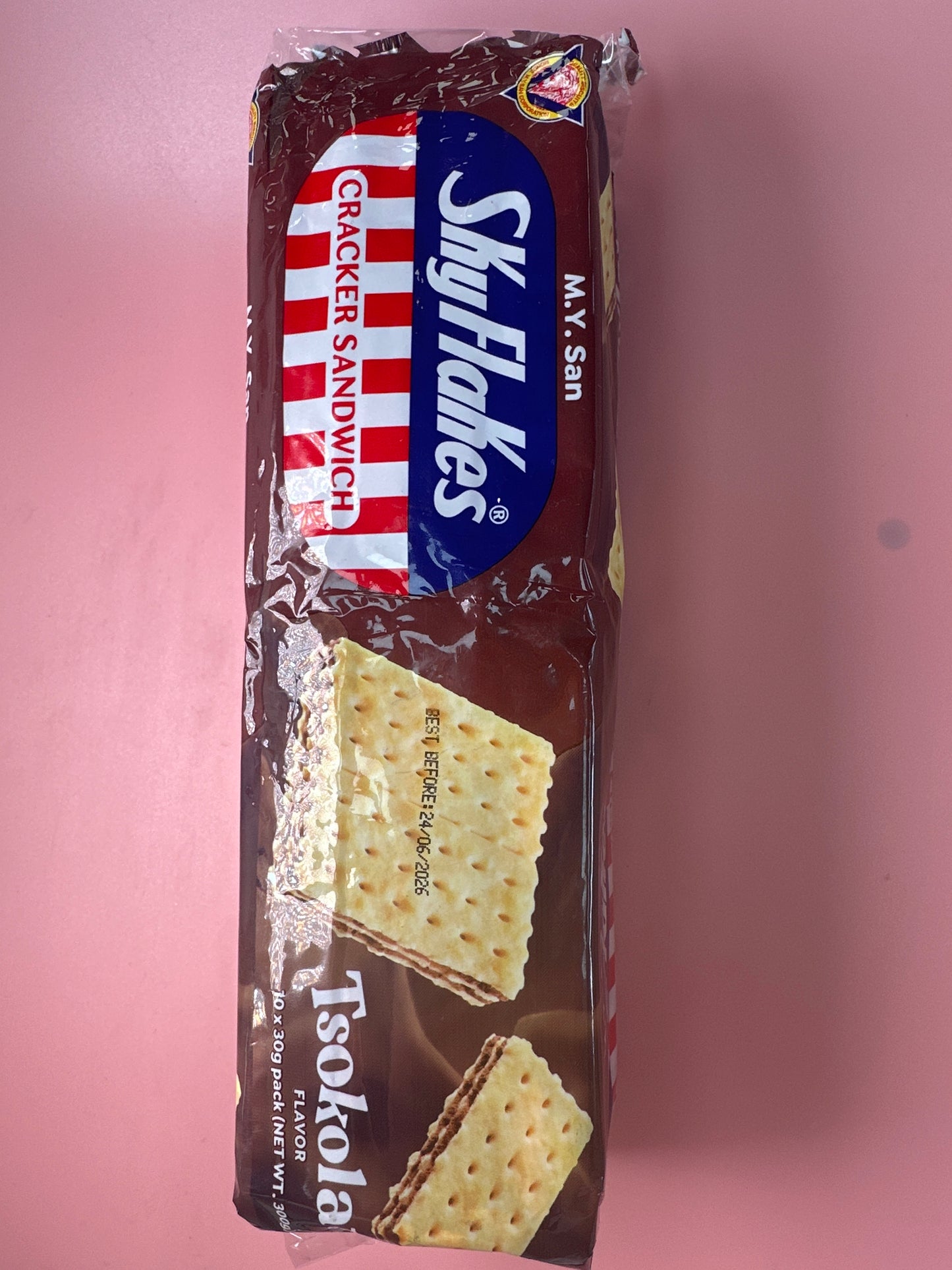 M.Y San Skyflakes Crackers Chocolate