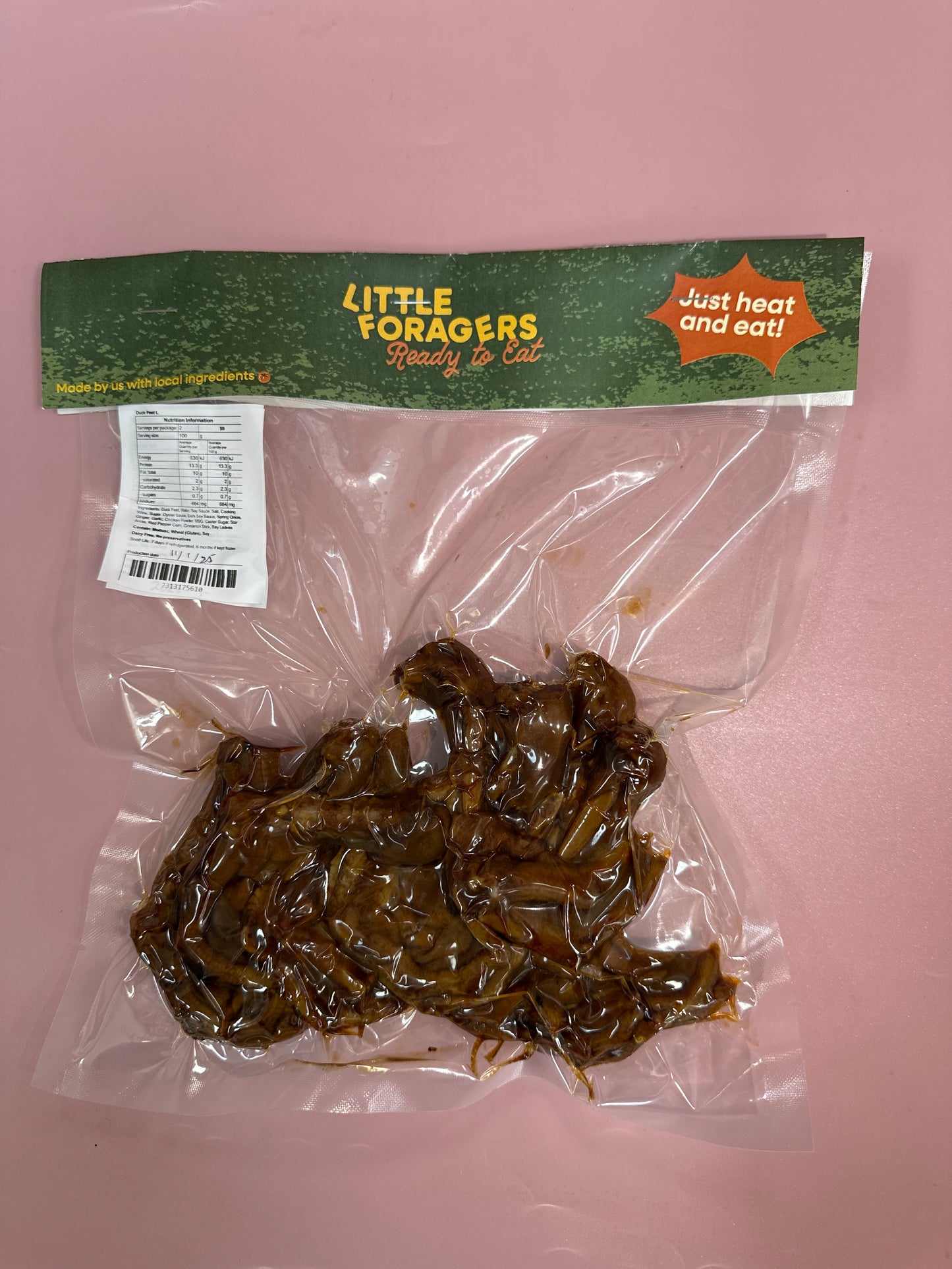 Little Foragers Duck Feet - L /Ready to Eat