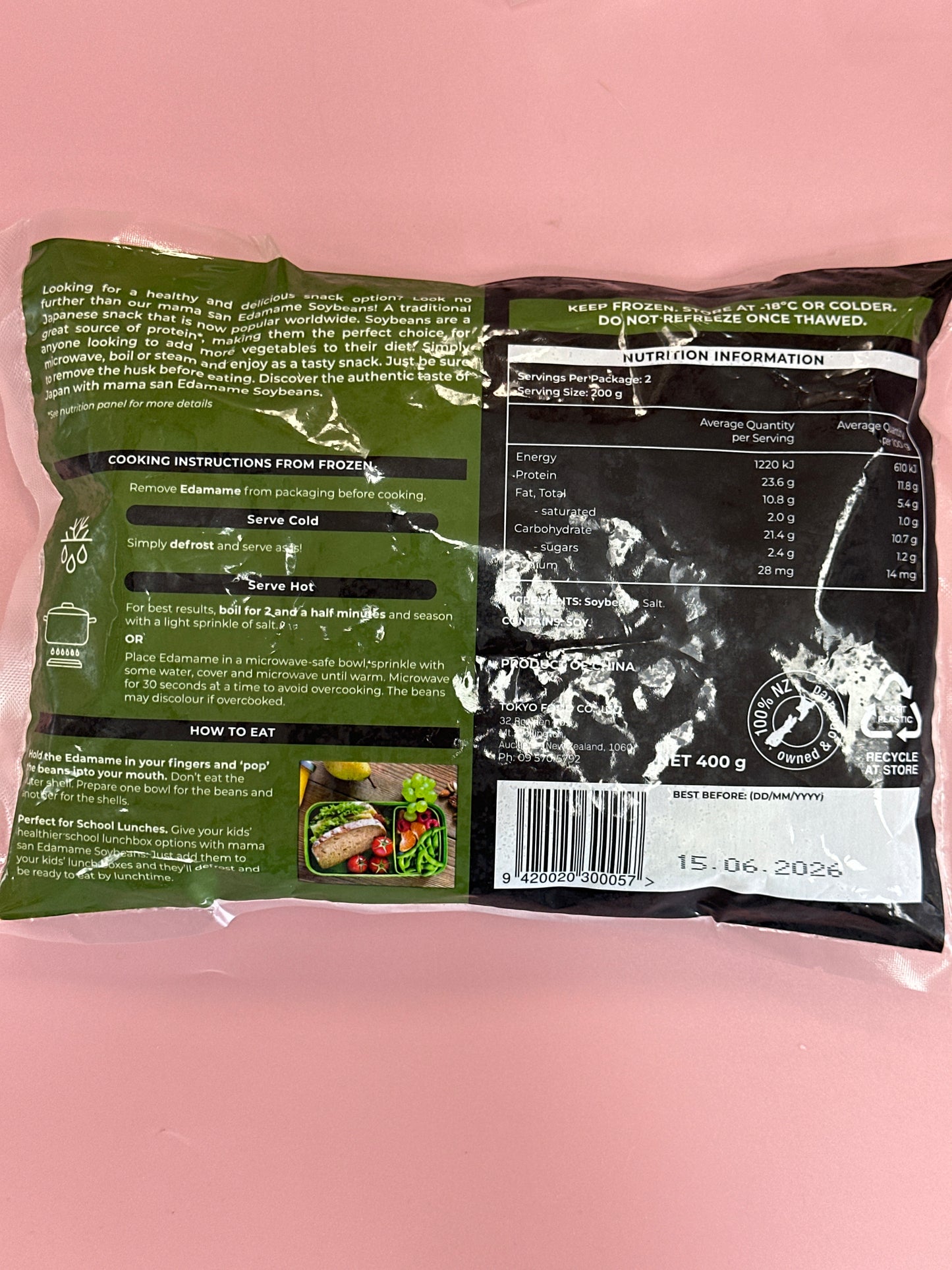 Mama San Edamame Soybeans (With Shell)