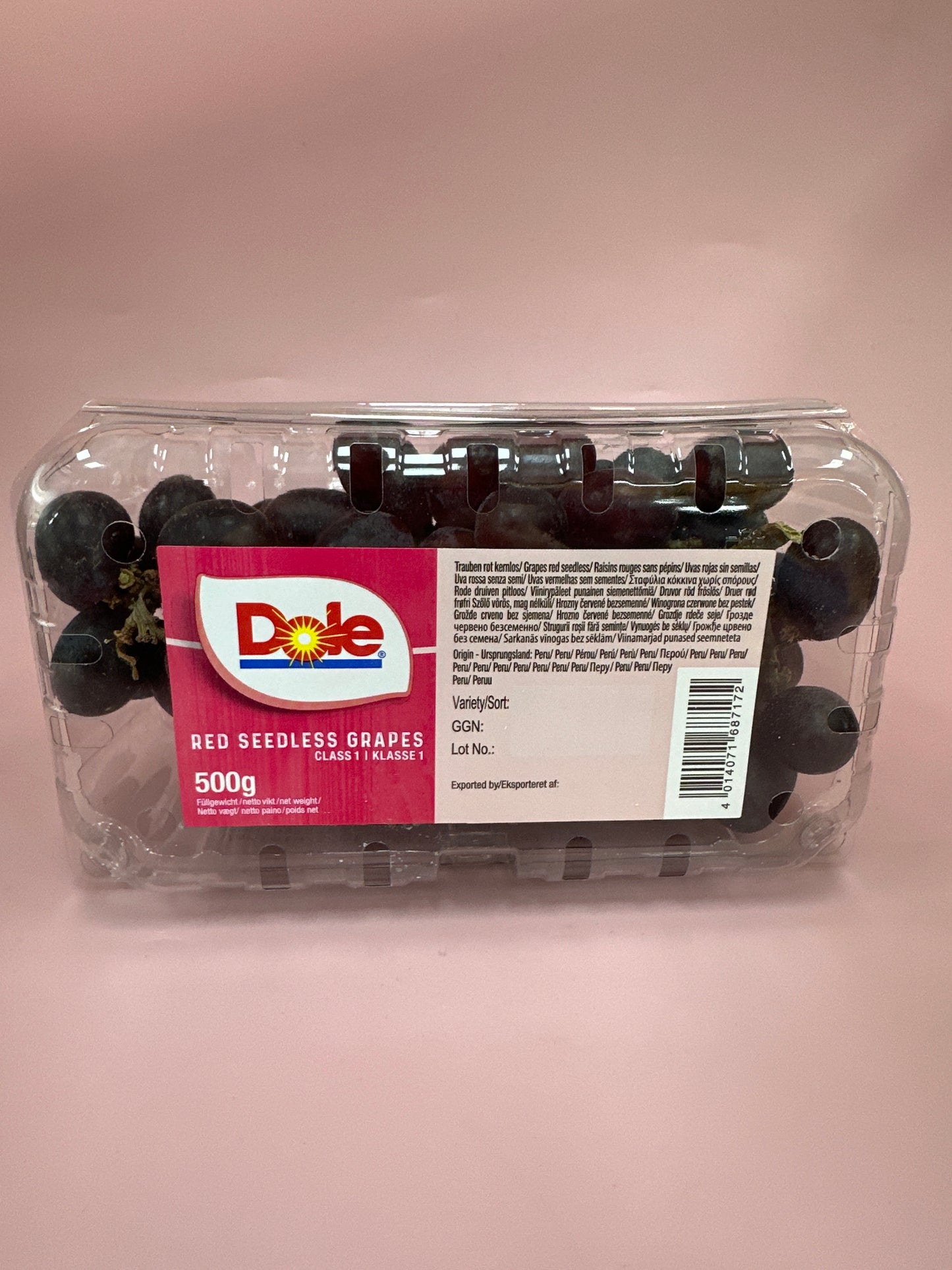 Grape red Clam Peru 500g