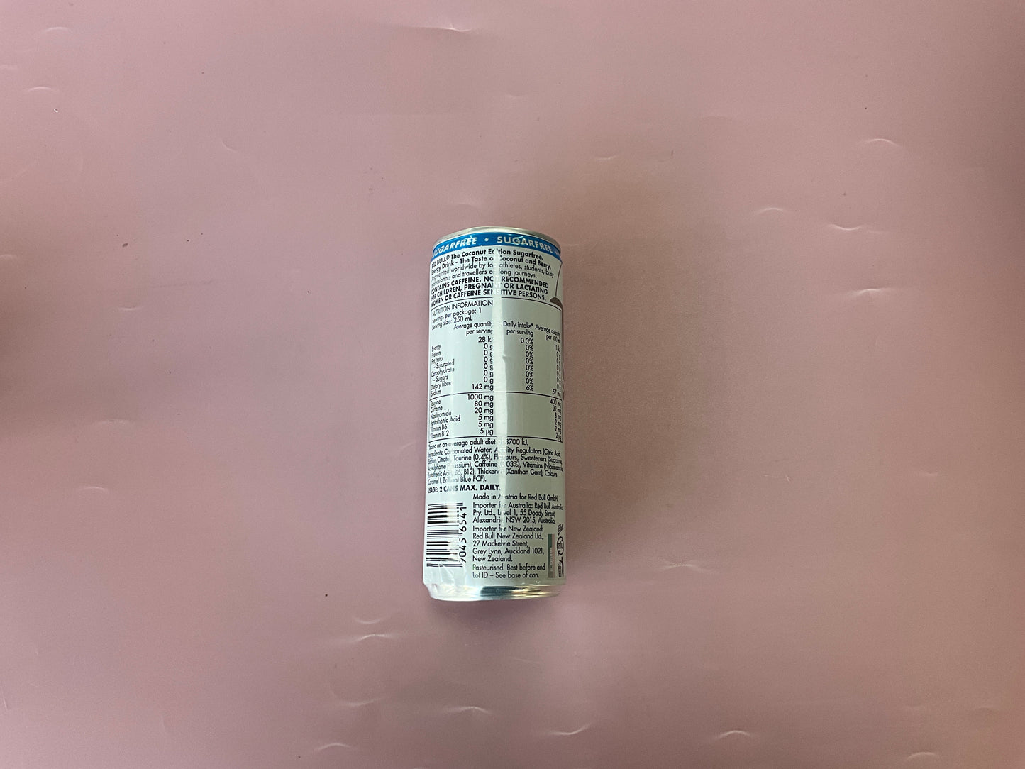 Red Bull Coconut Sugar Free Energy Drink 250ml