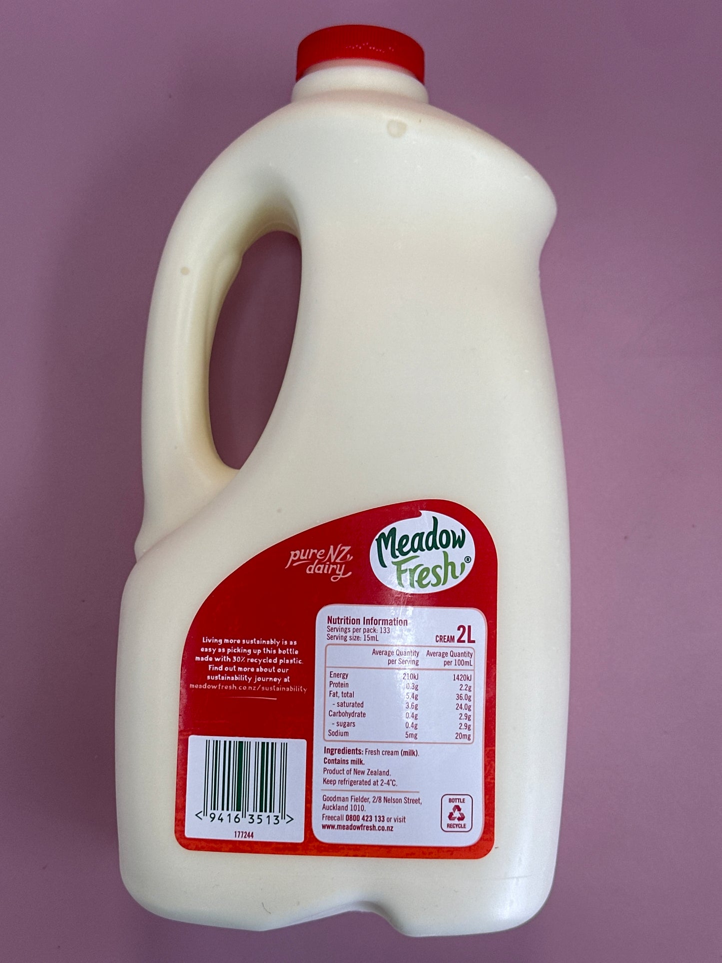 Meadow Fresh Cream 2L
