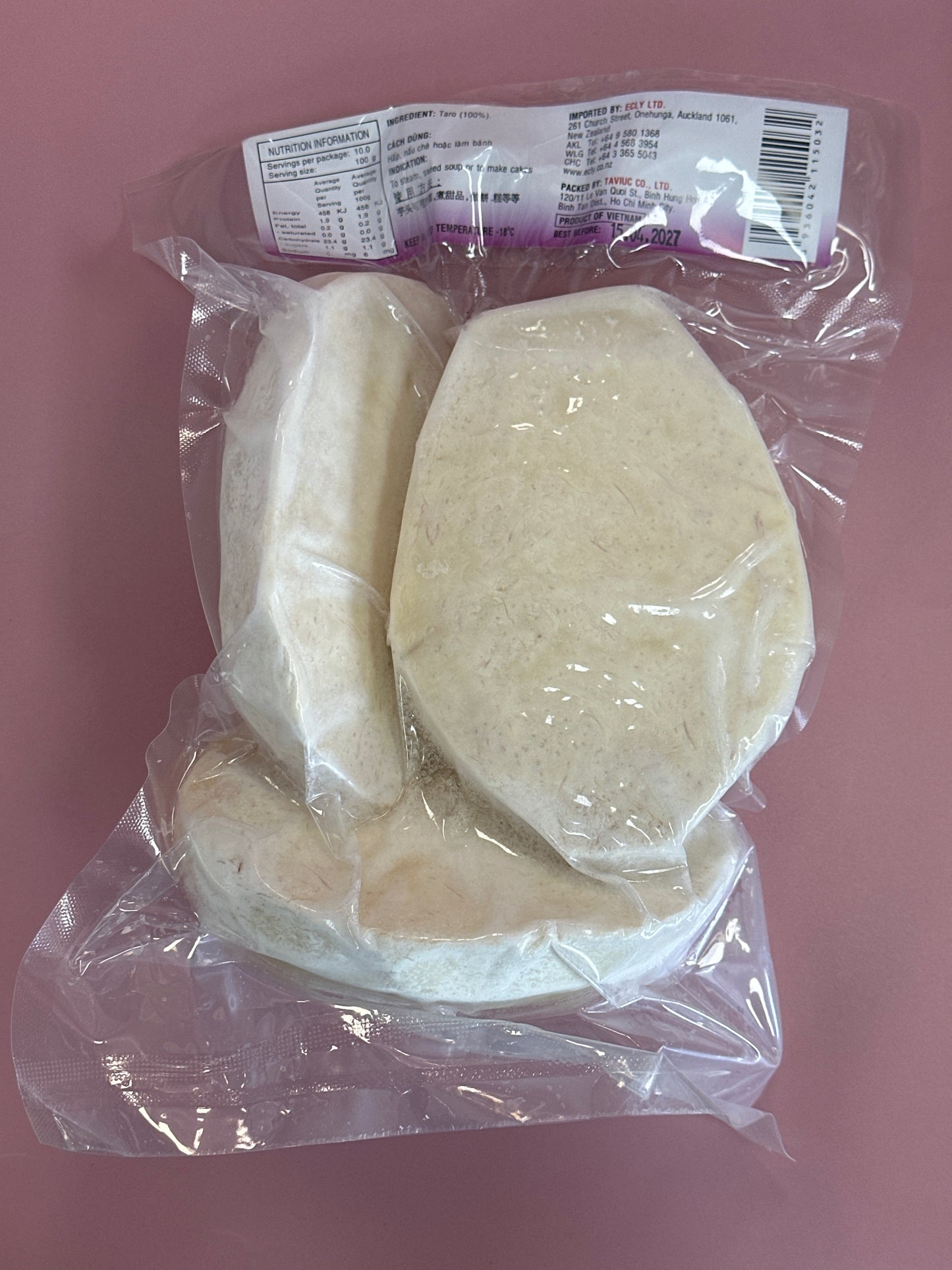Frozen Taro Yam