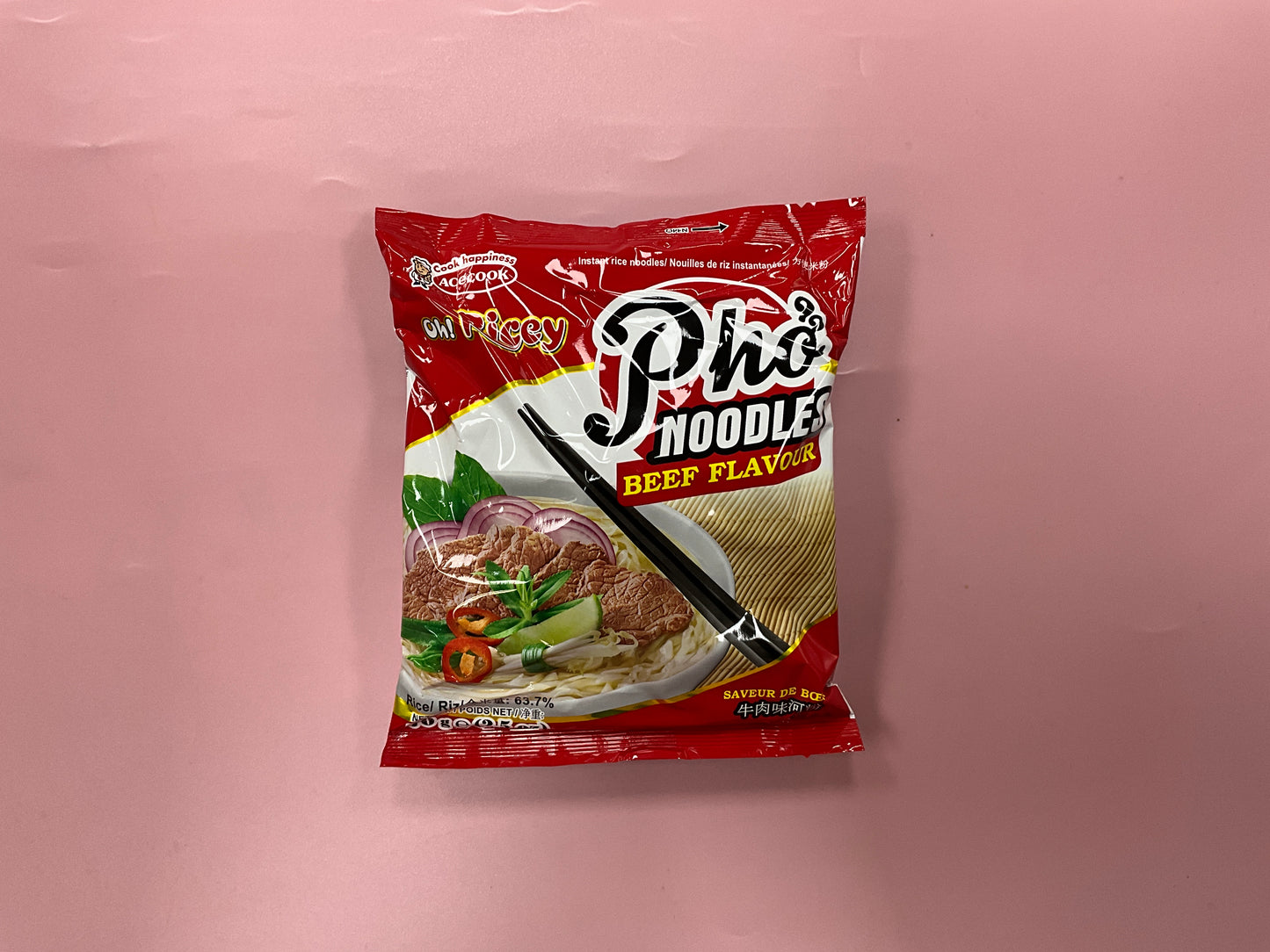 Oh!Ricey Beef Rice Noodles 70g