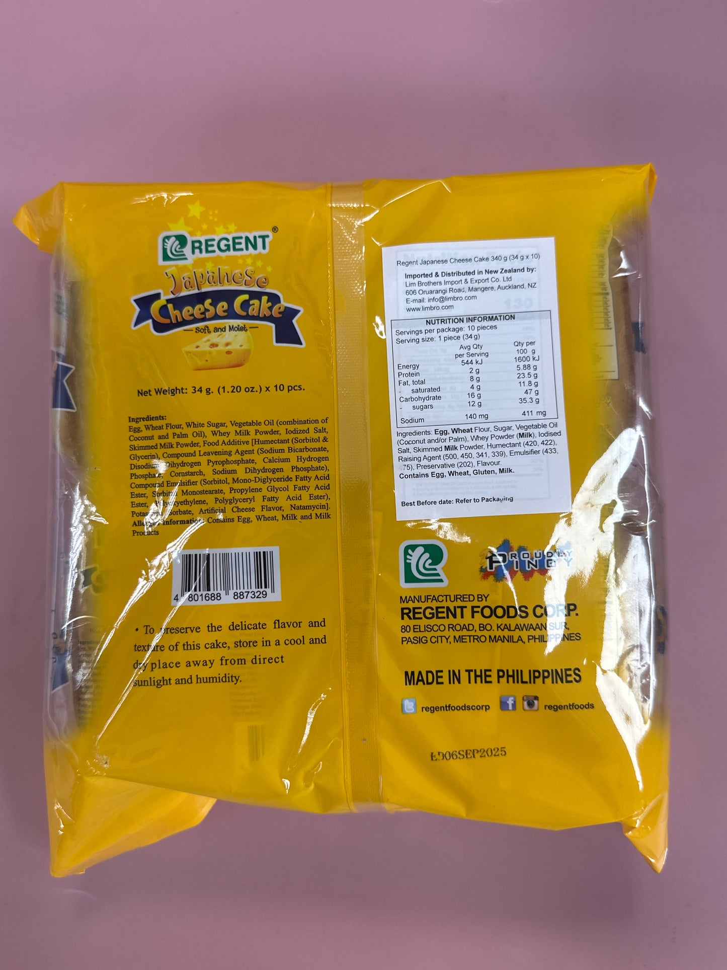 Regent Japanese Cheese Cake 340g