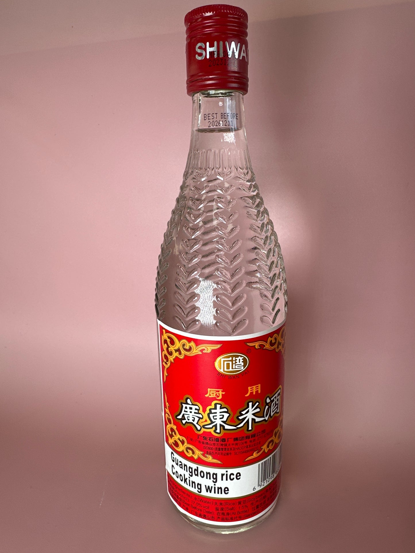G.D. Rice Cooking Wine 17.5%Alc 1.5%Salt