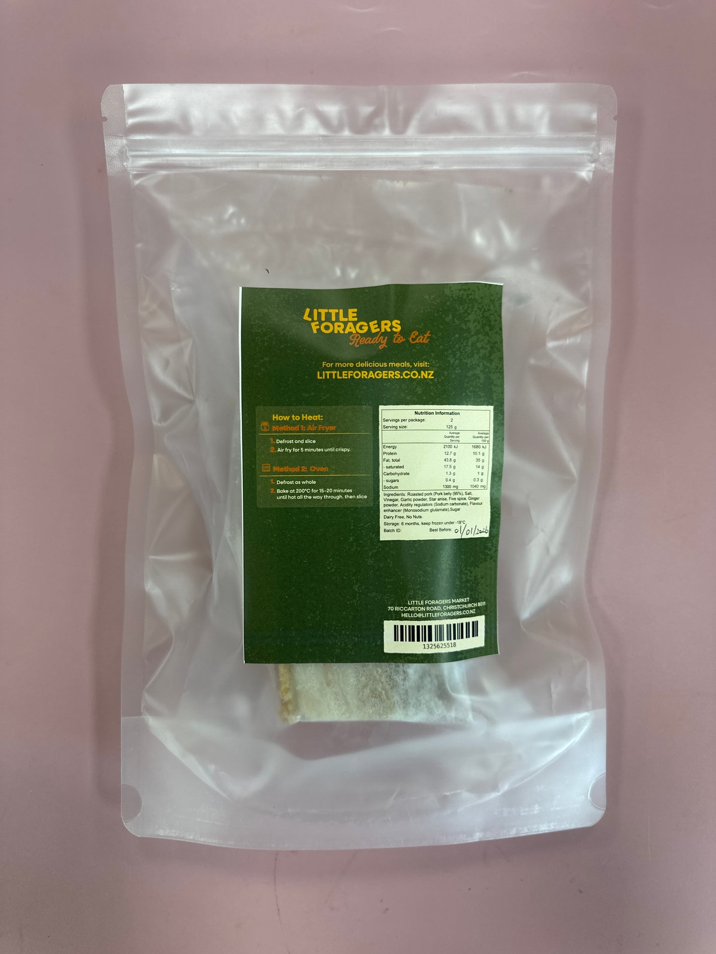 Little Foragers Cripsy Pork Belly 250g