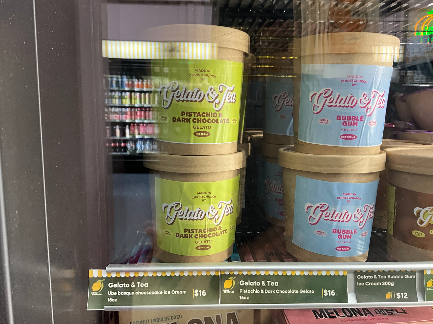 Gelato Tea Pistachio & Dark Chocolate Gelato 16oz