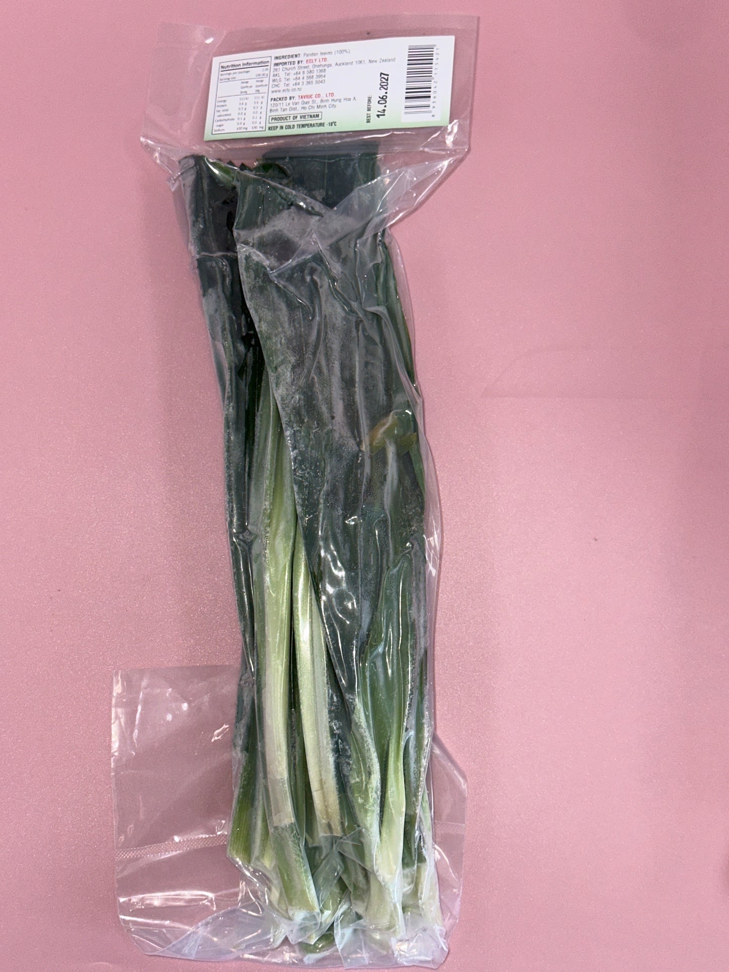 Frozen Pandan Leaves
