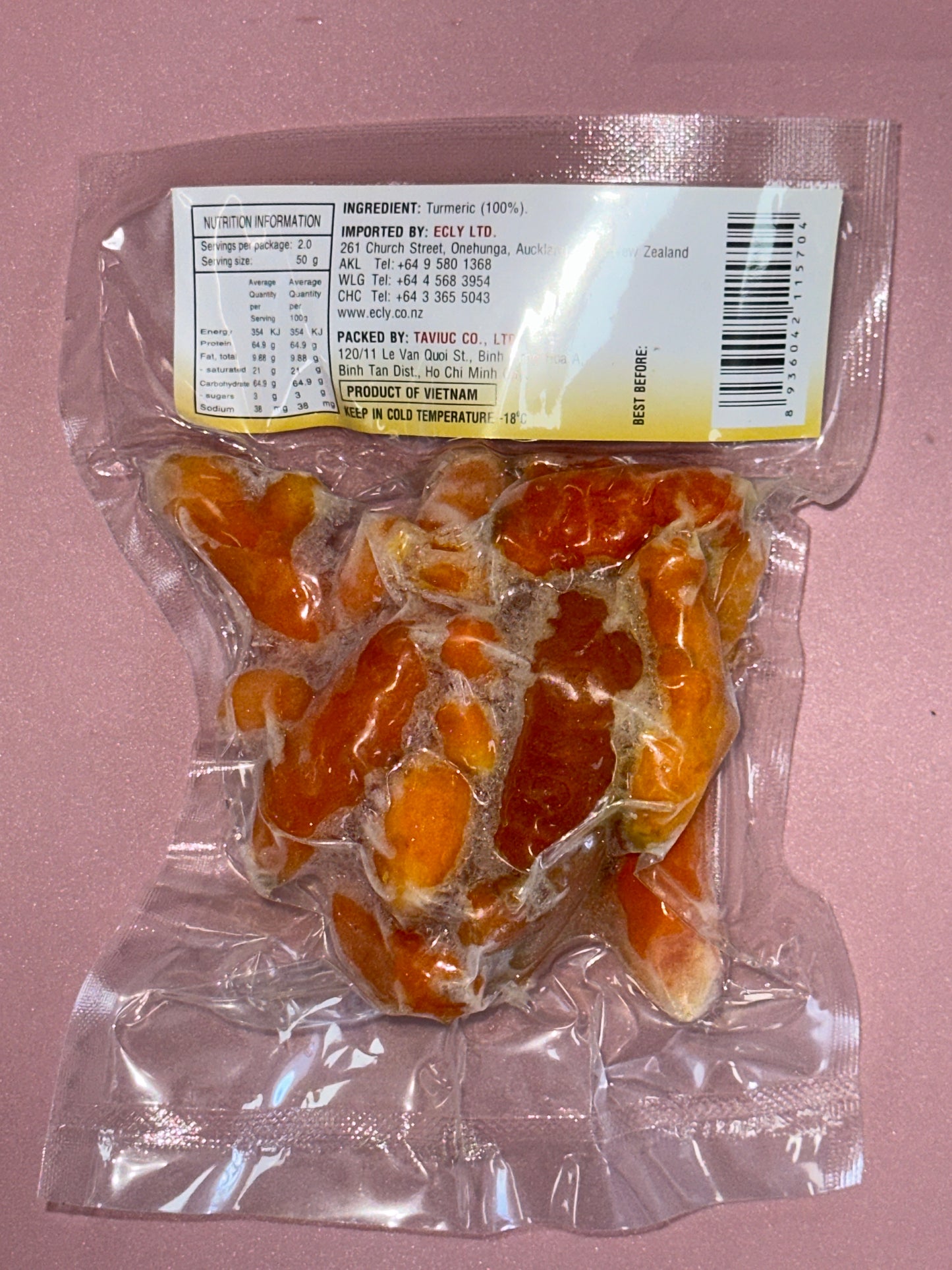 Frozen Turmeric
