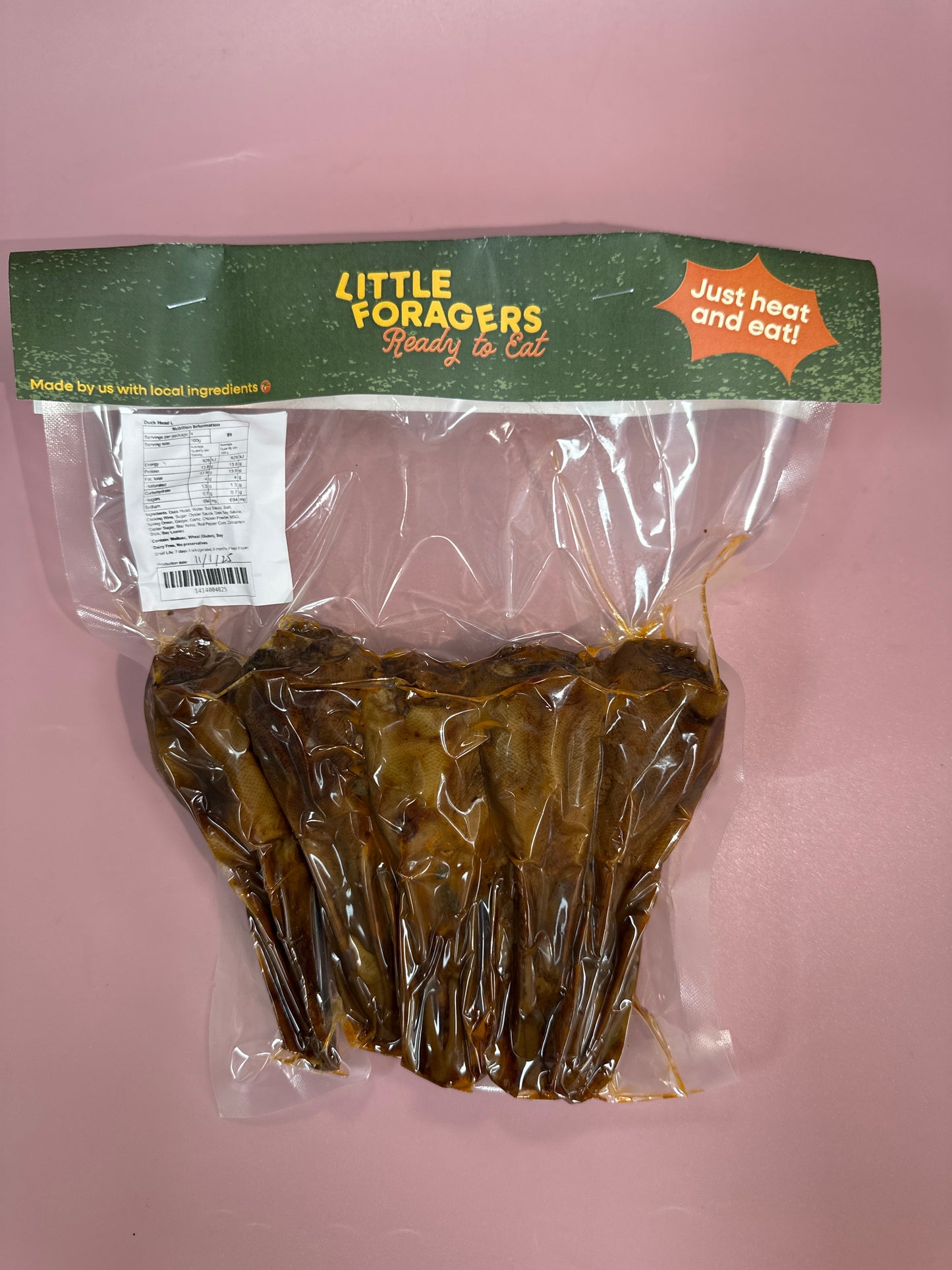 Little Foragers Duck Head- L /Ready to Eat