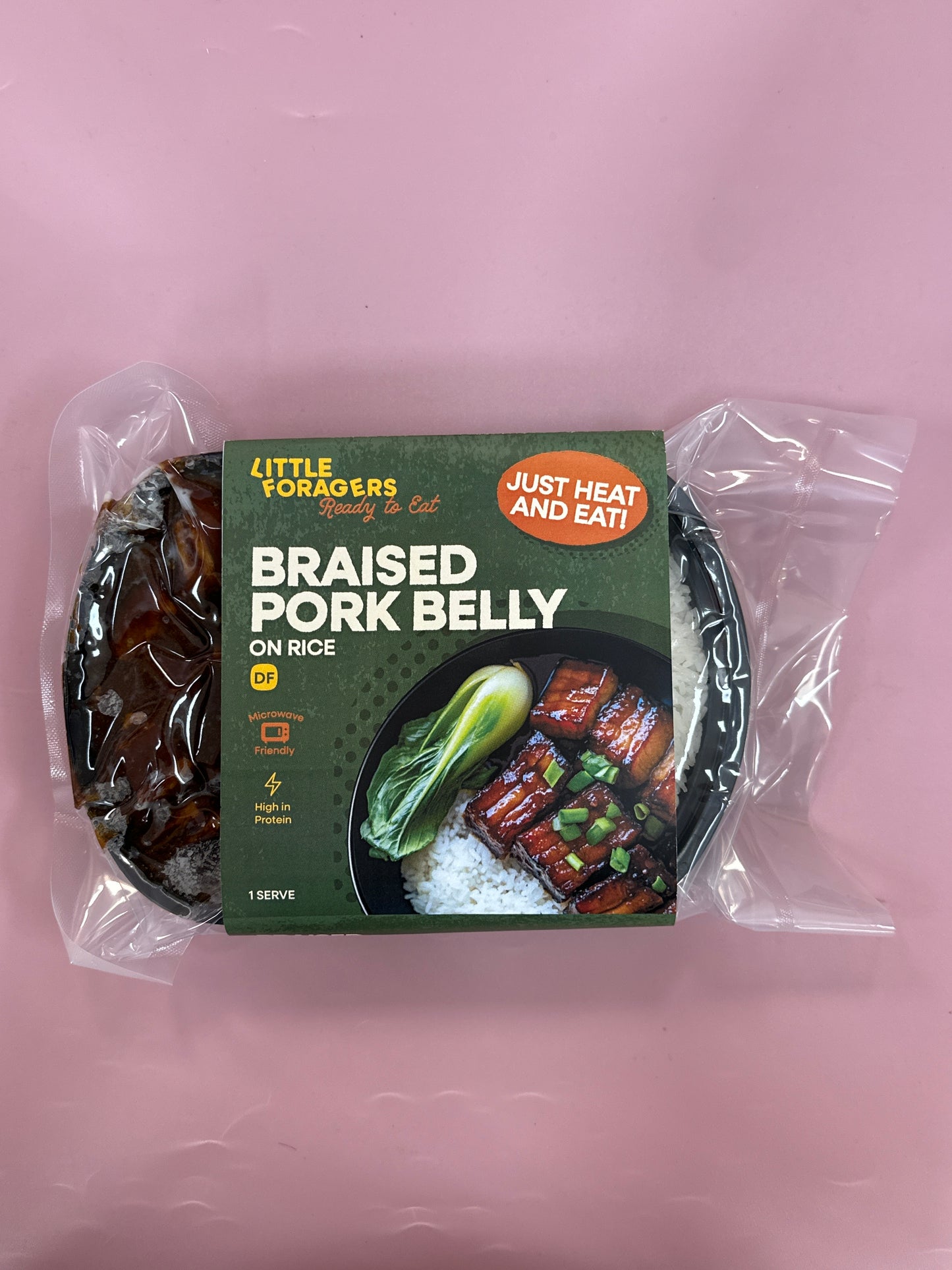 Little Foragers Braised Pork Belly On Rice