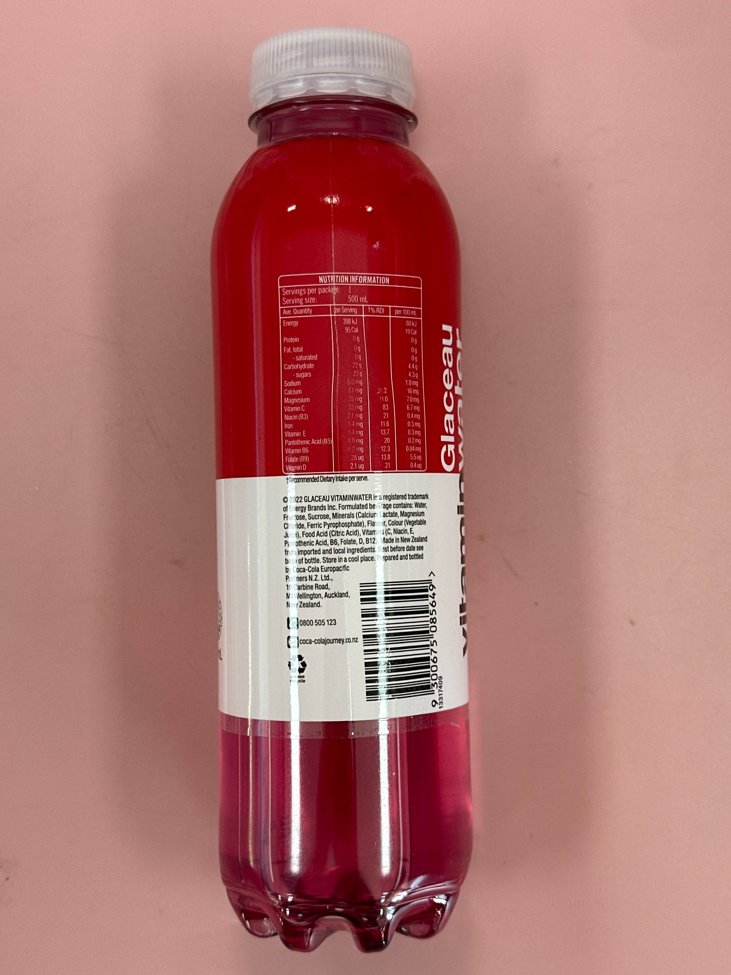 Glaceau Power Vitamin Water 500ml