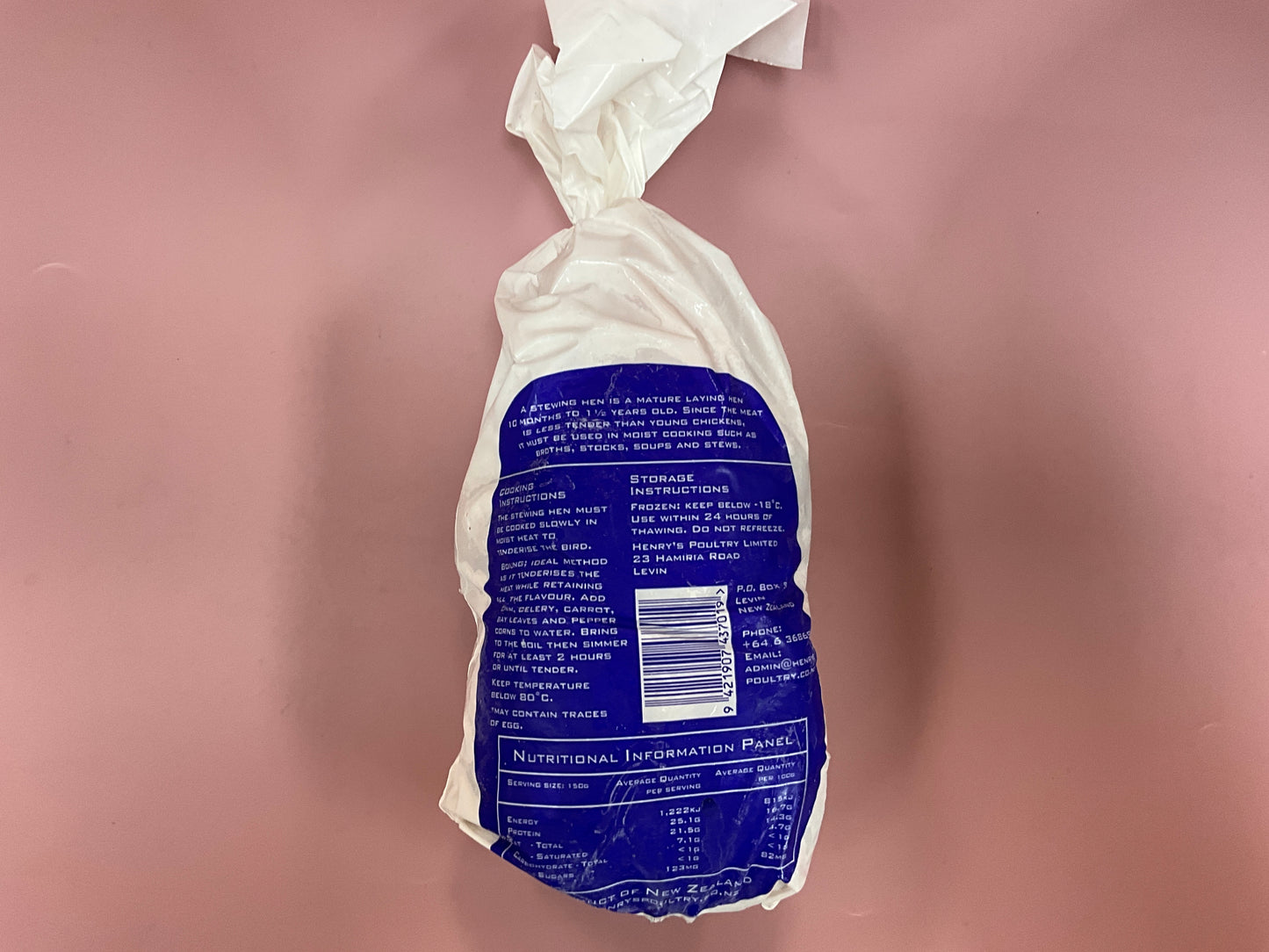 Chicken Stewing Hen Med Frozen 1.2kg