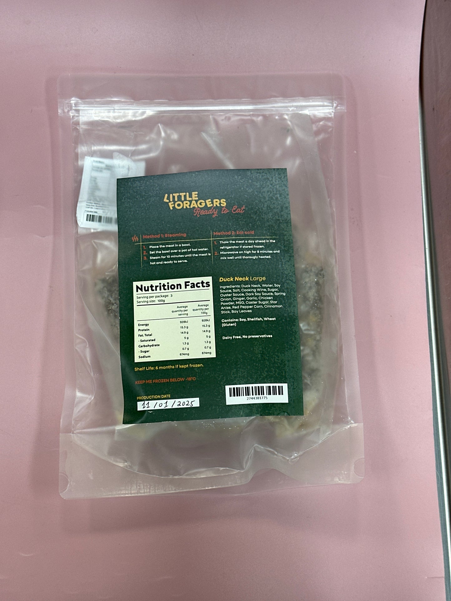Little Foragers Duck Neck- L /Ready to Eat