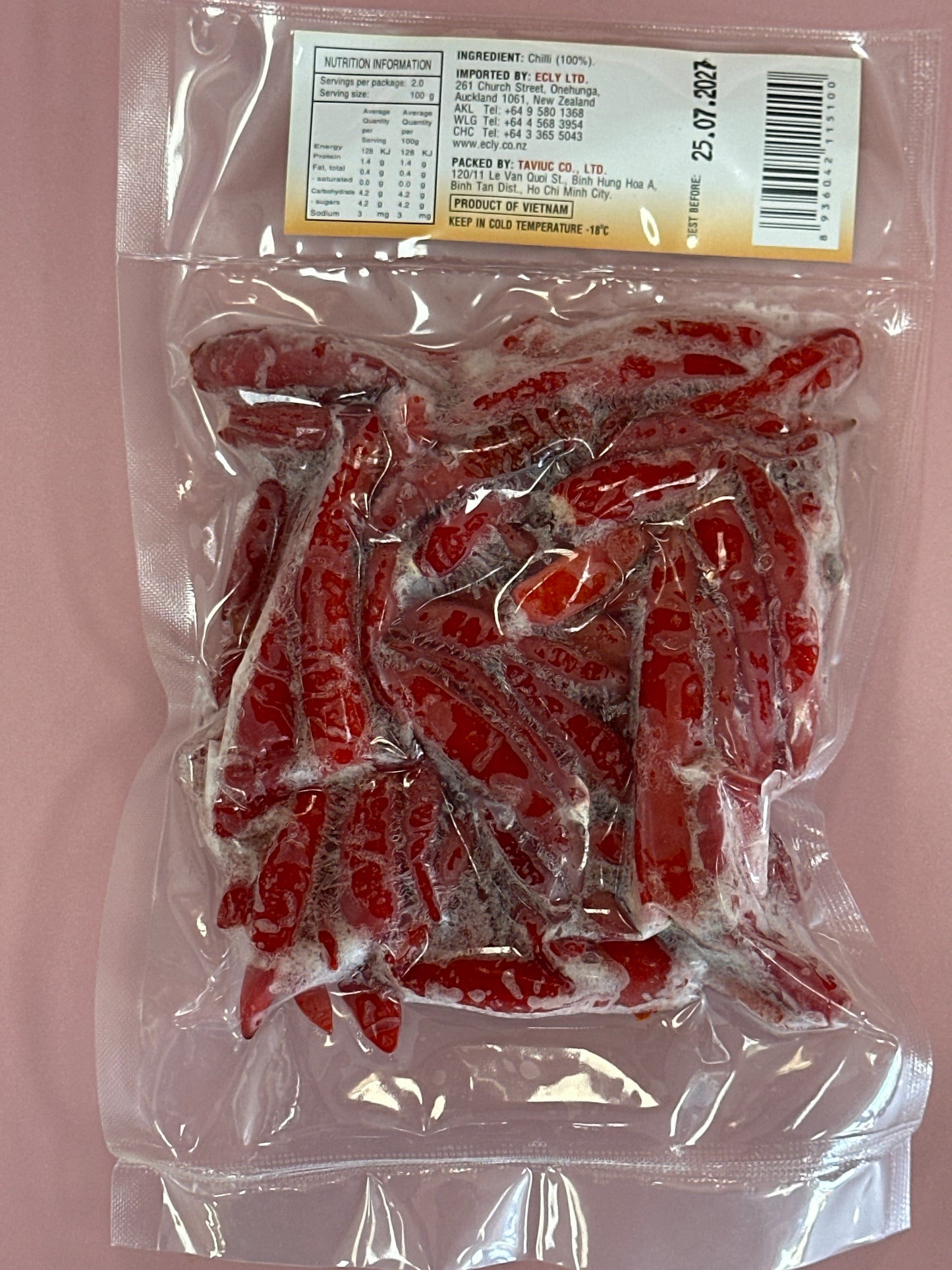 Frozen Red Chilli(S)