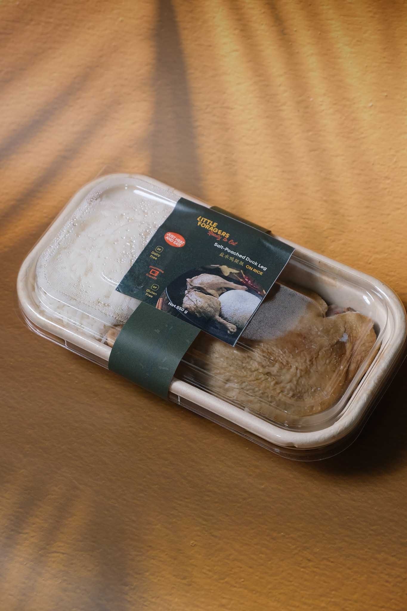 Little Foragers Salt-Poached Duck Leg On Rice 盐水鸭腿饭