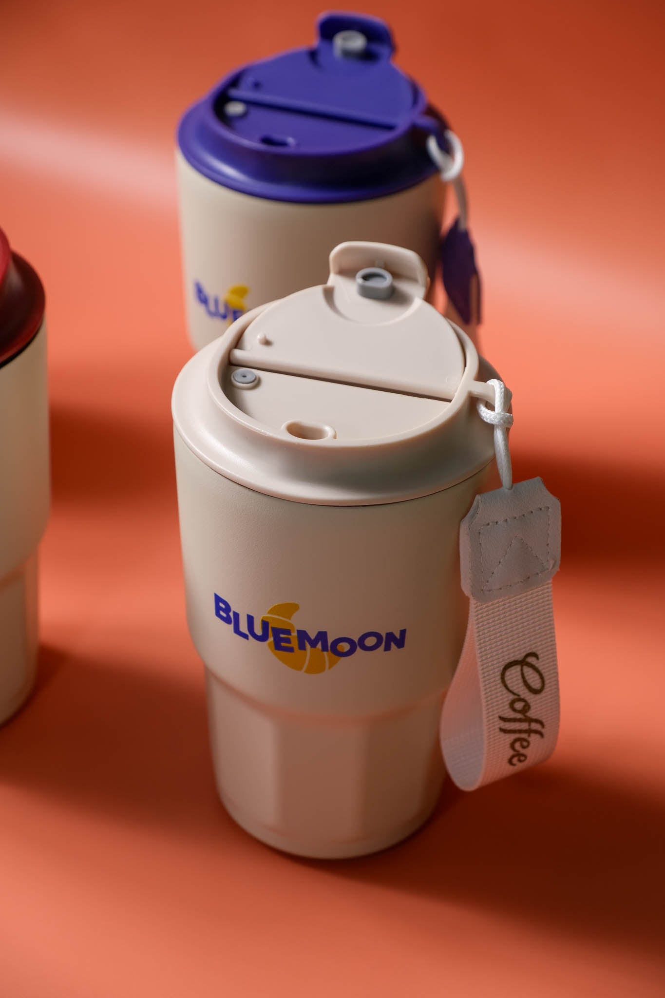 Blue Moon Thermal Coffee Cup — 480ml Insulated