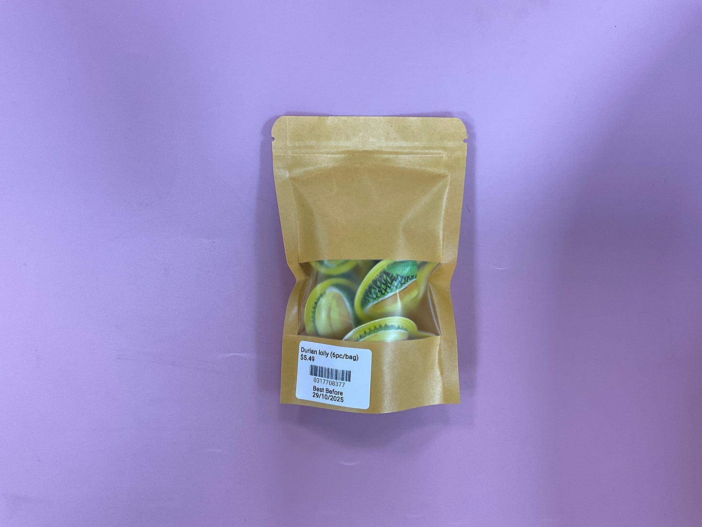 Durian lolly (6pc/bag)