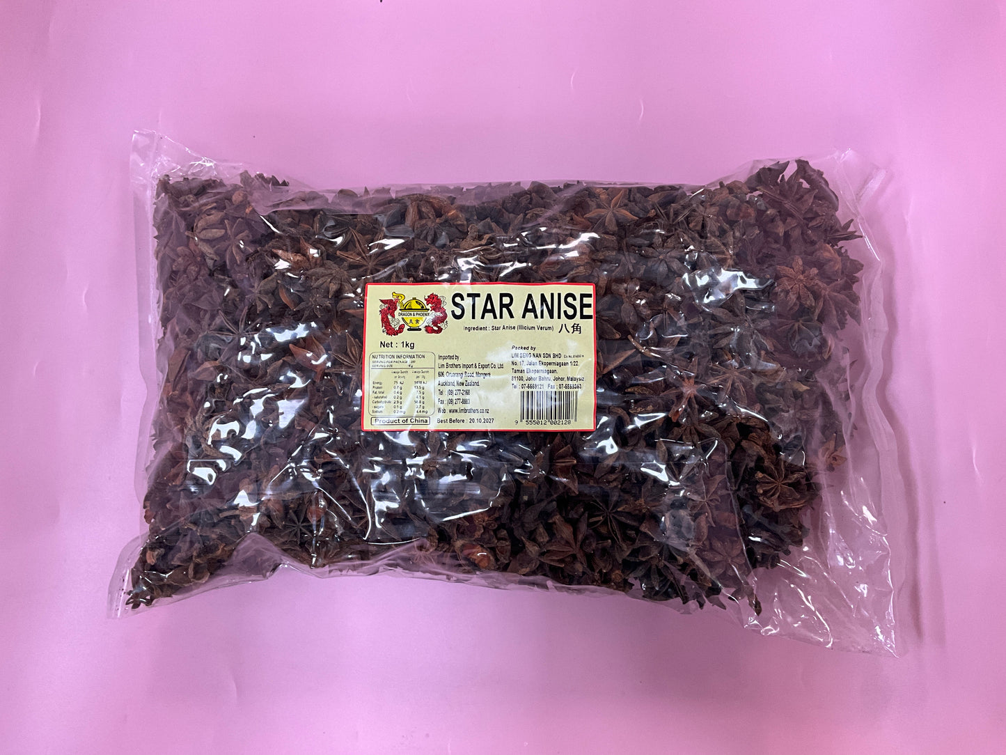 Dragon & Phoenix Star Anise 1kg