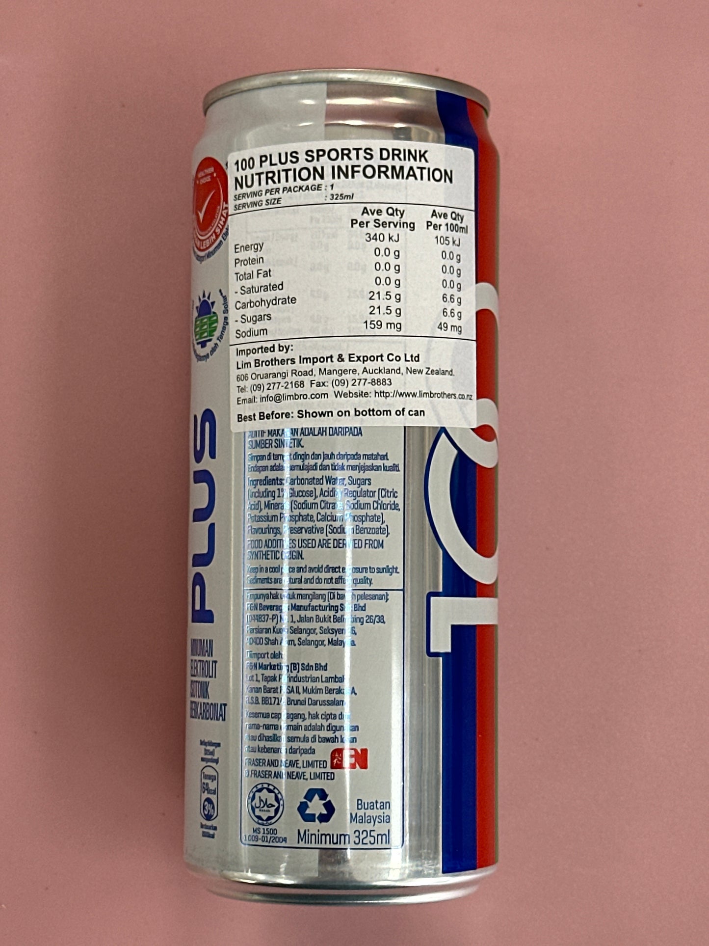 100 Plus Sports Drink 325mL
