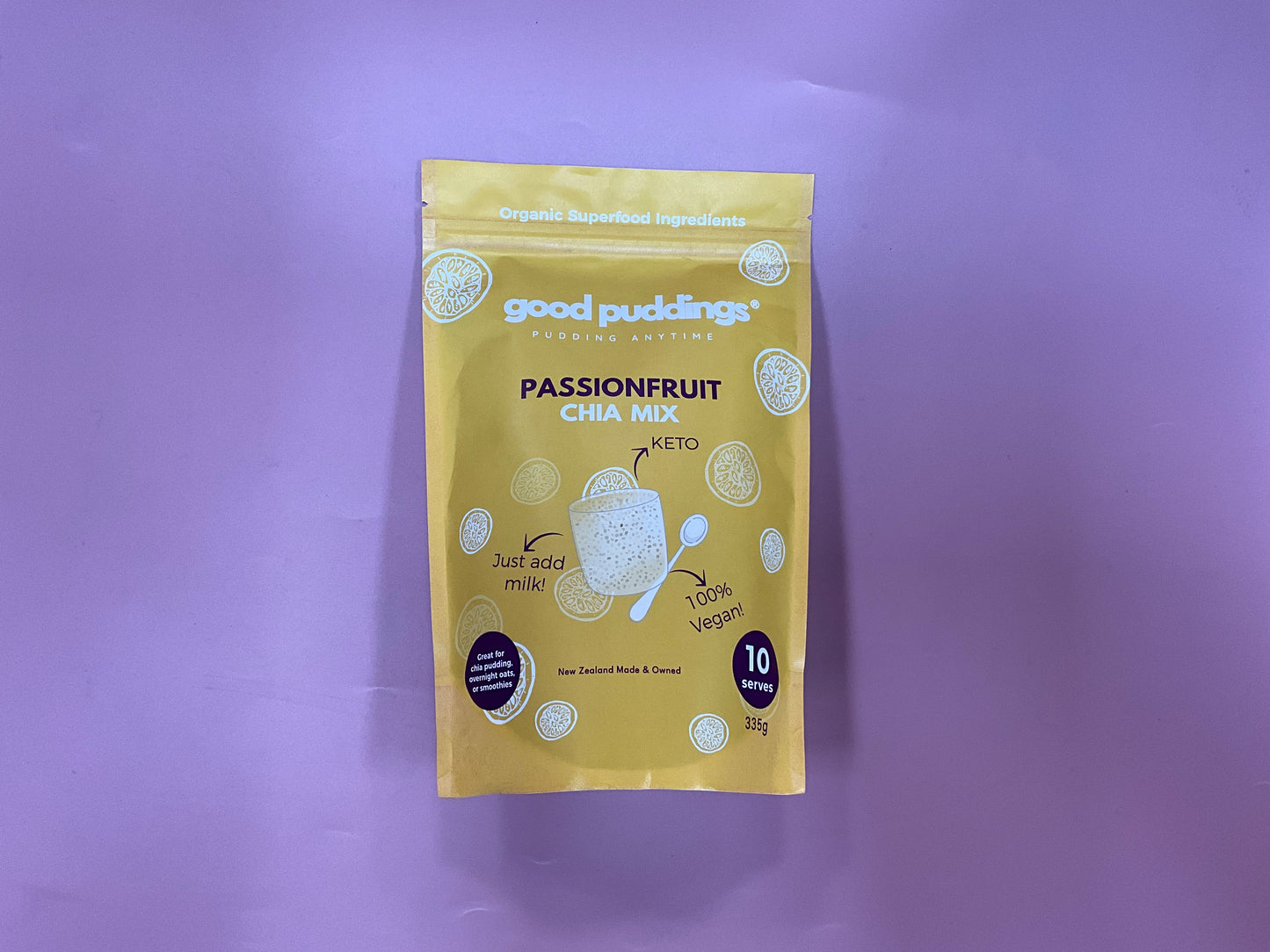 Good puddings chia mix Passionfruit 335g