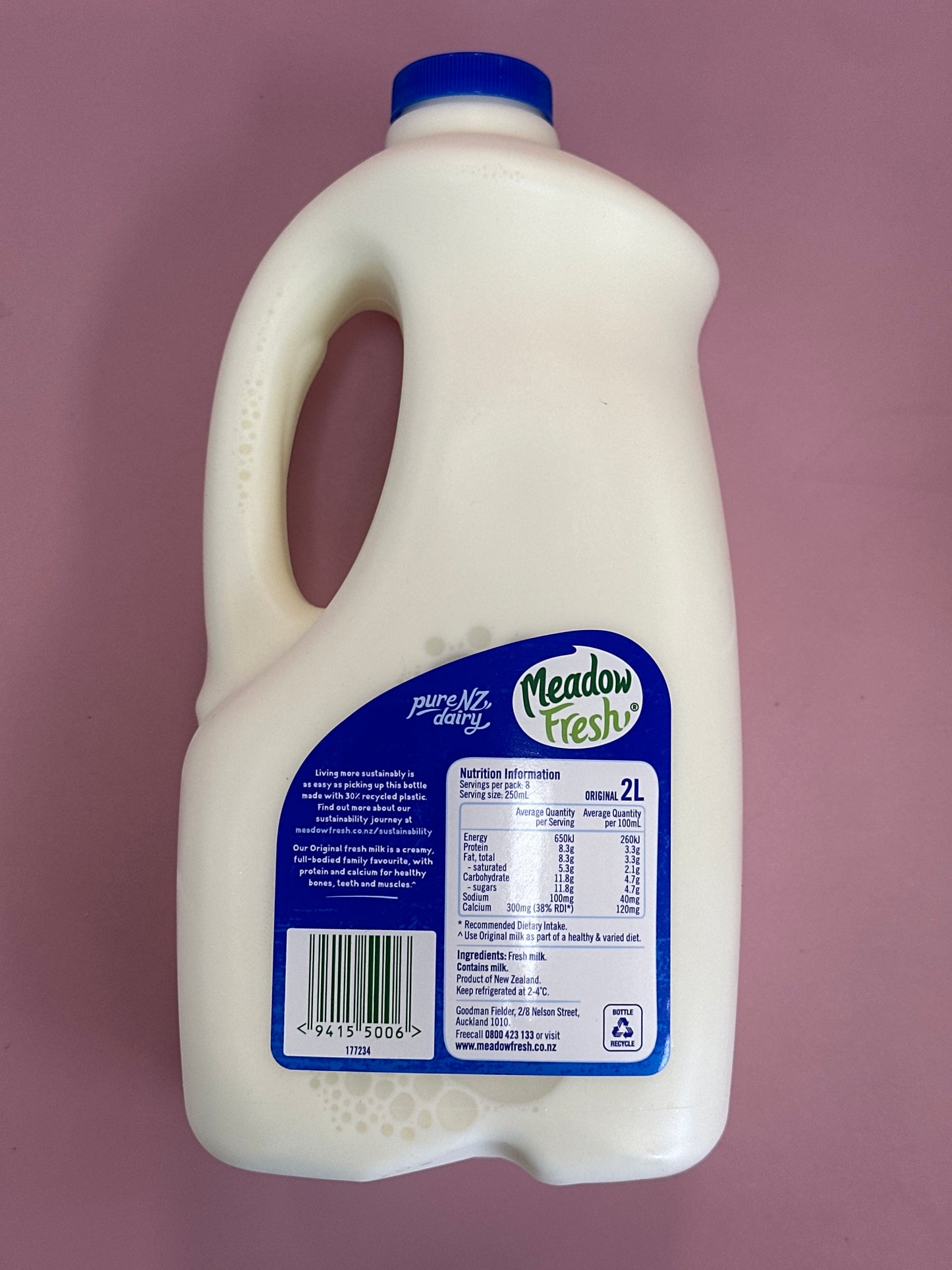 Meadow Fresh Milk Original 2L