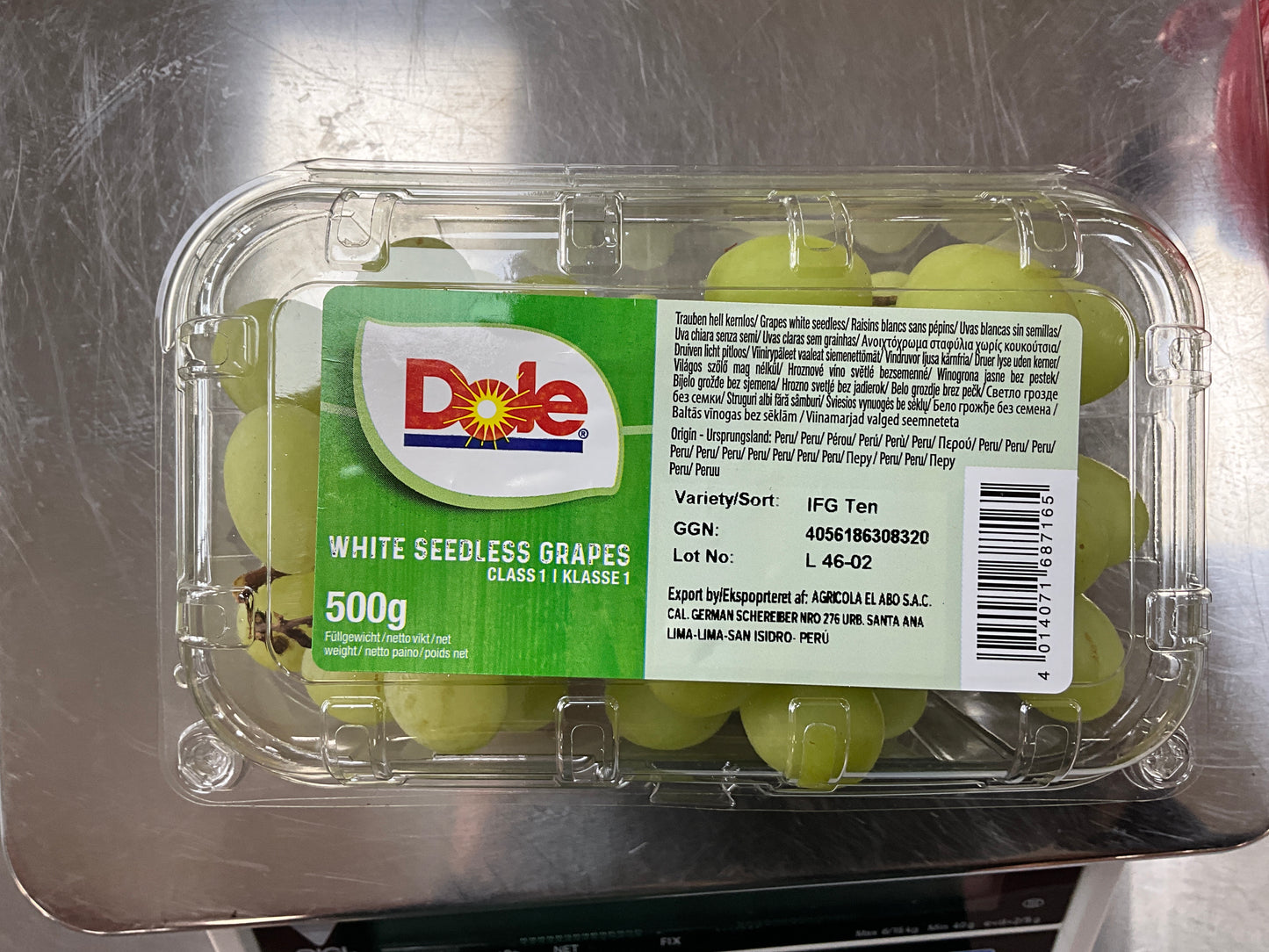 Grape green pre-pack 500g