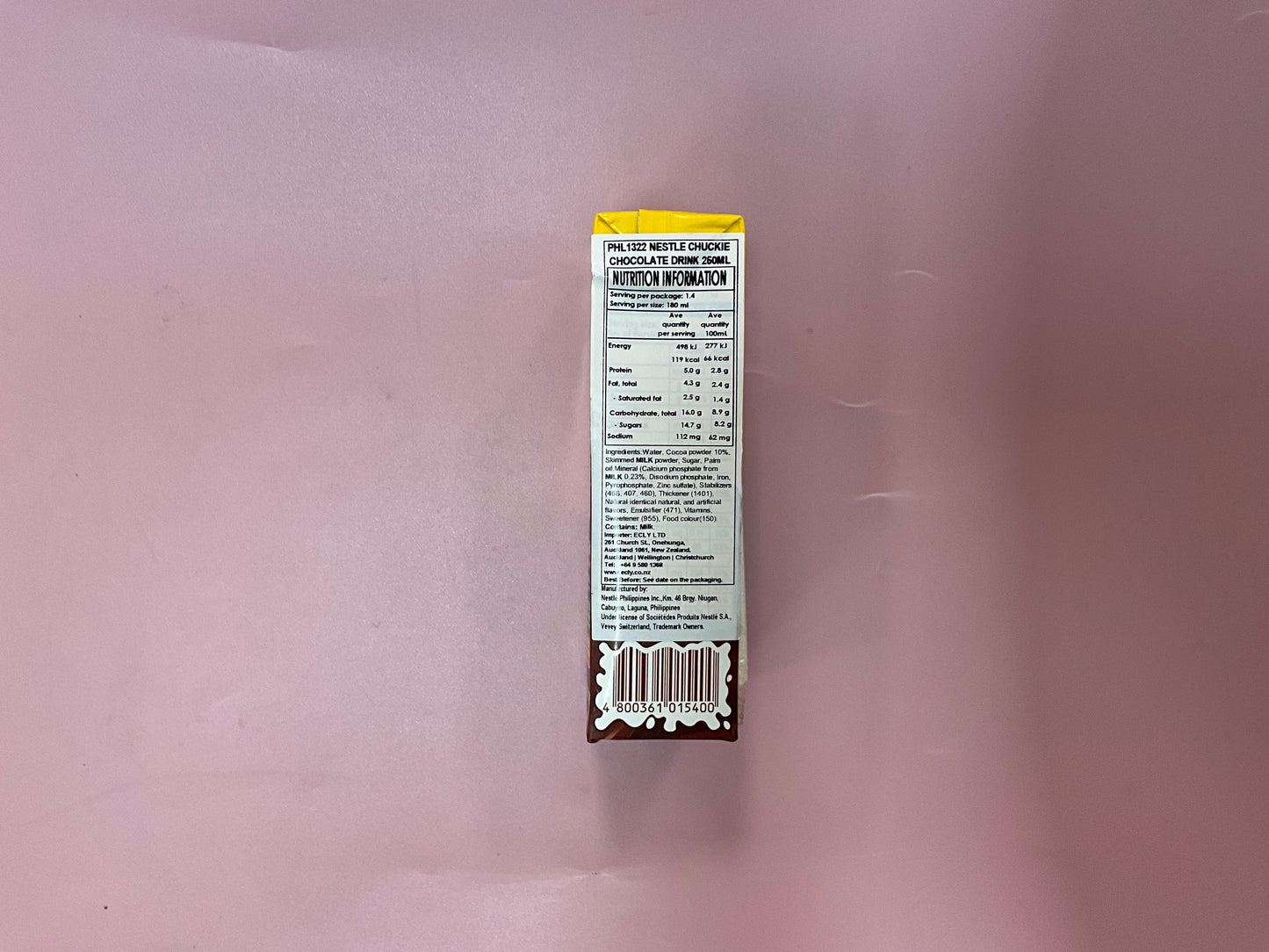 Nestle Chuckie Chocolate Drink 250ml