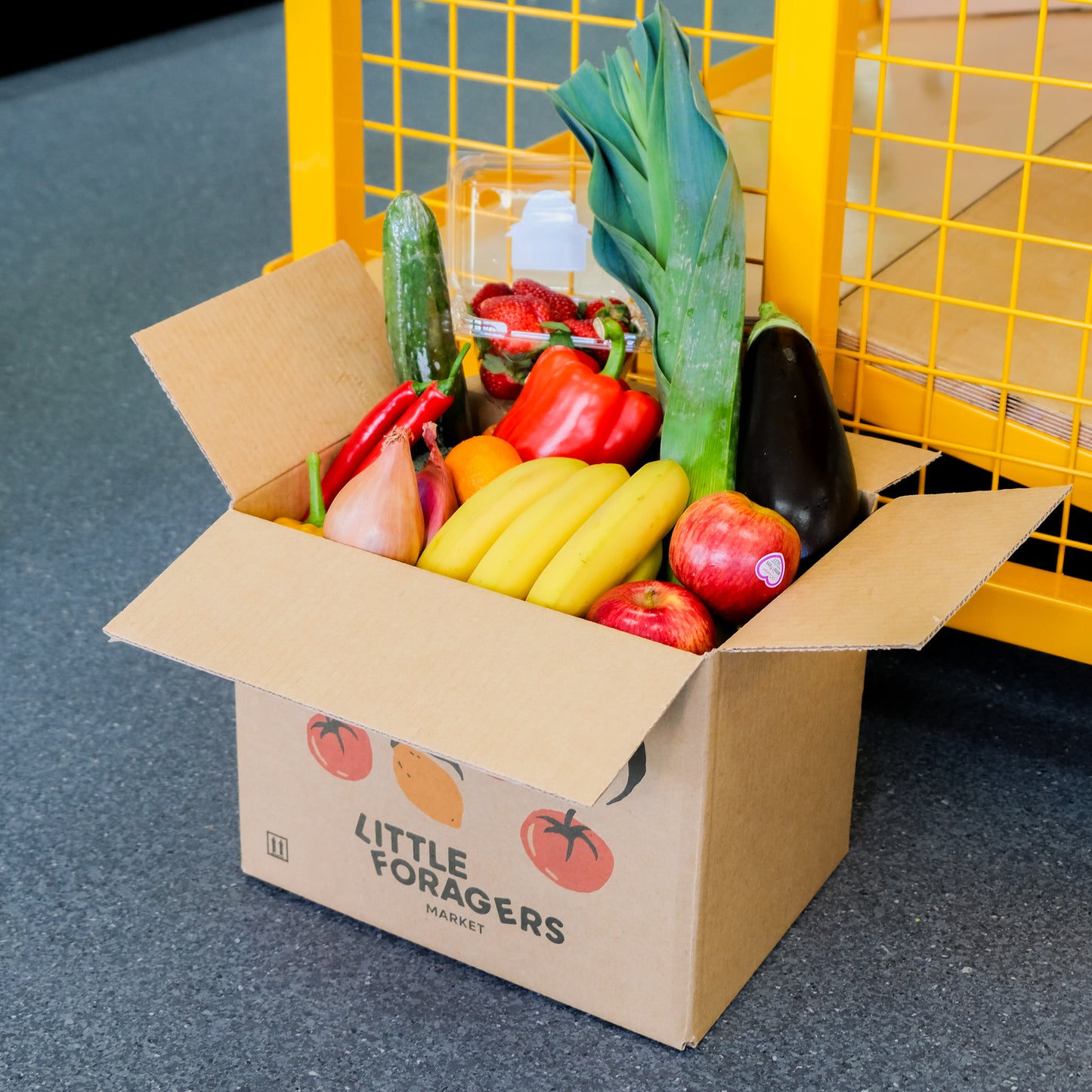 Fruit & Vegetable Box, Little Foragers, 70 Riccarton Road, Christchurch