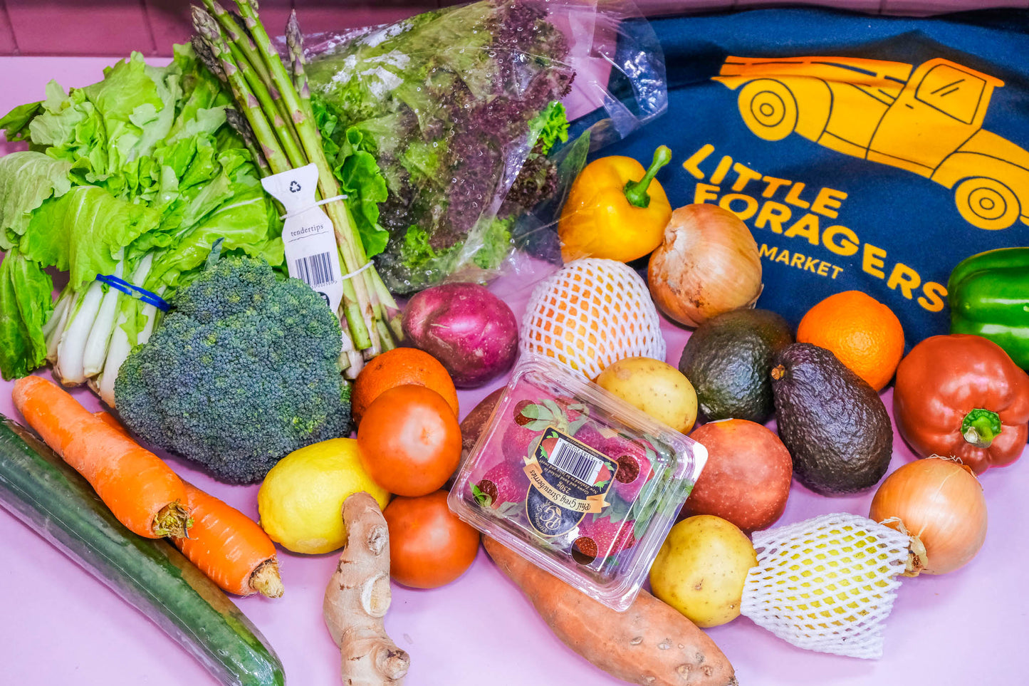 Fruit & Vegetable Box_Medium, Little Foragers, 70 Riccarton Road, Christchurch