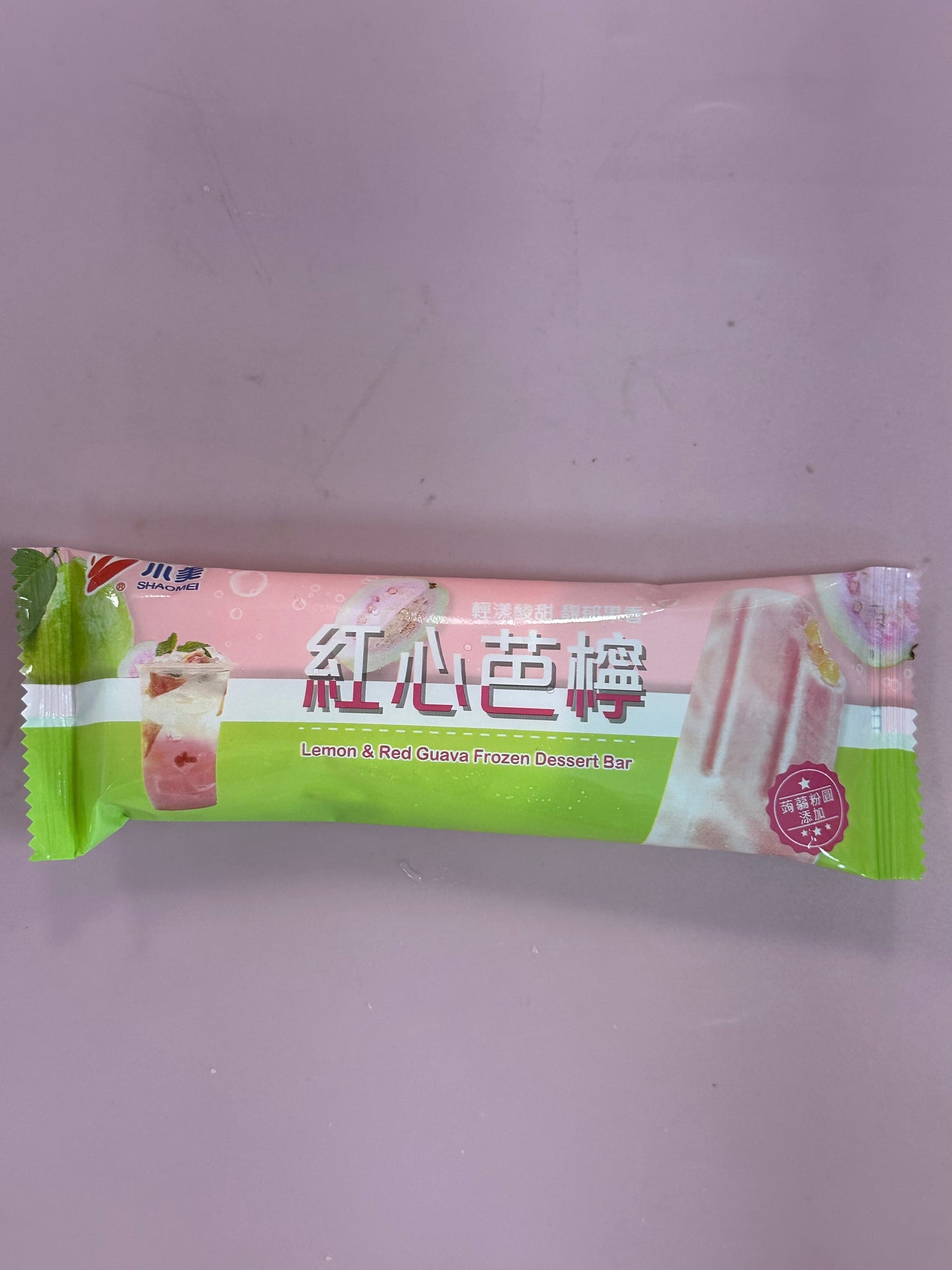 Shao Mei Lemon & Red Guava Ice Cream Bar